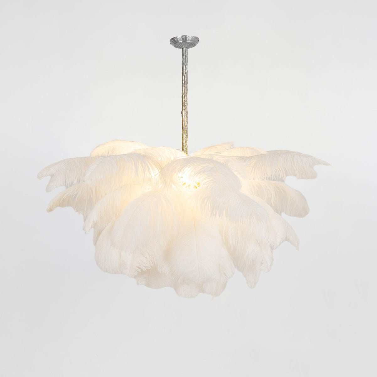 O'Moore Luxury Ostrich Feather Chandelier - Letslighting