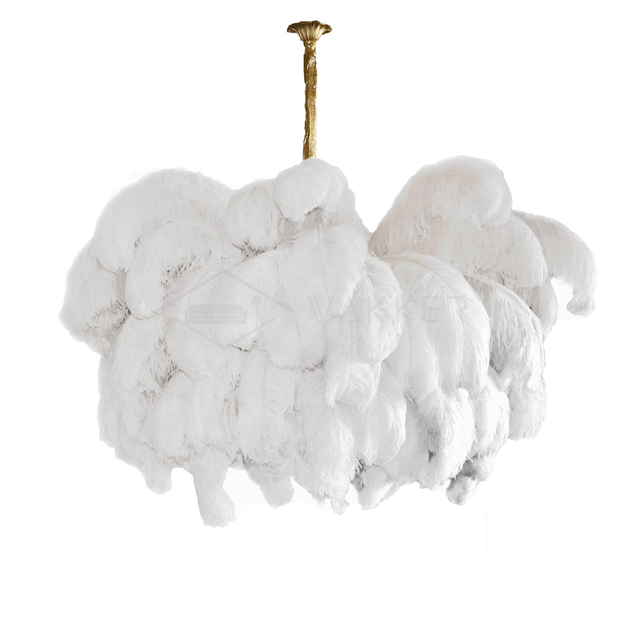 O'Moore Luxury Ostrich Feather Chandelier - Letslighting