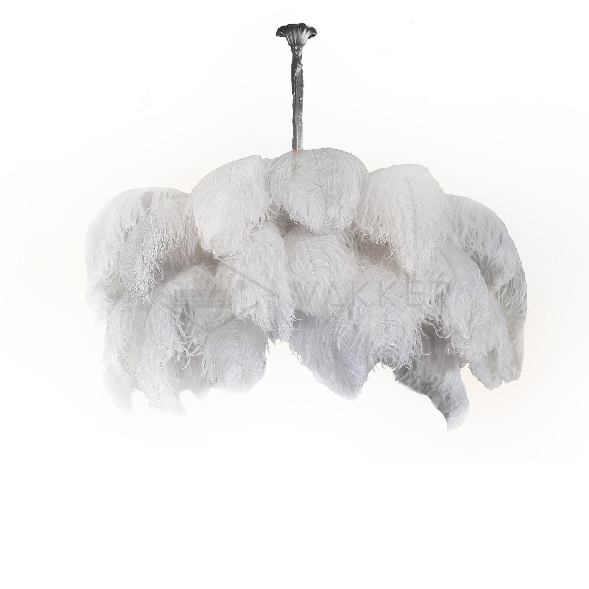 O'Moore Luxury Ostrich Feather Chandelier - Letslighting