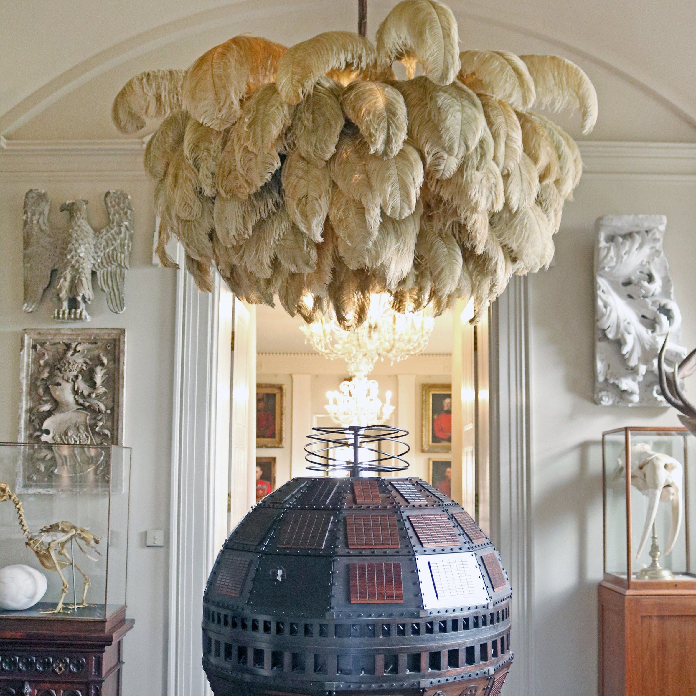 O'Moore Luxury Ostrich Feather Chandelier - Letslighting