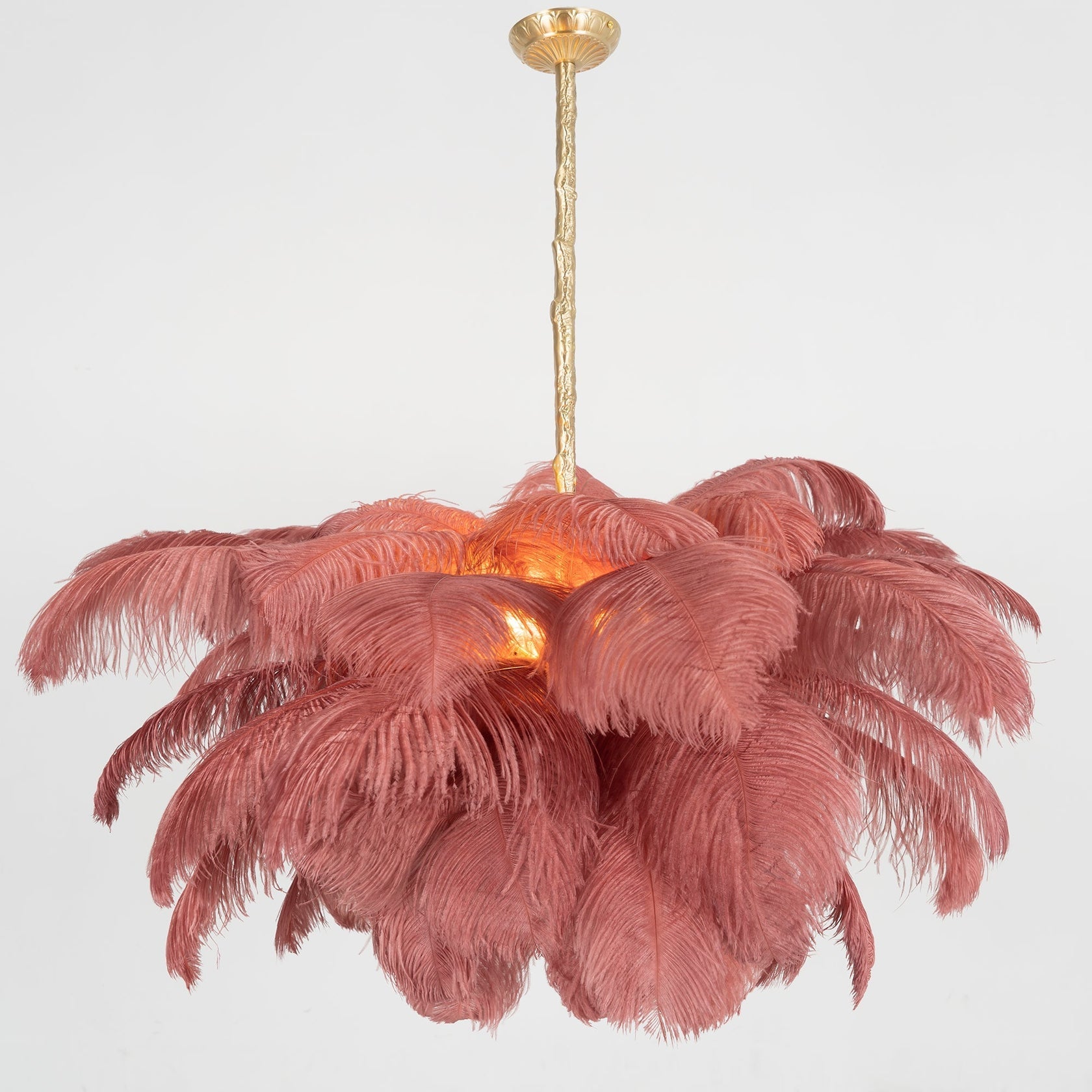 O'Moore Luxury Ostrich Feather Chandelier - Letslighting