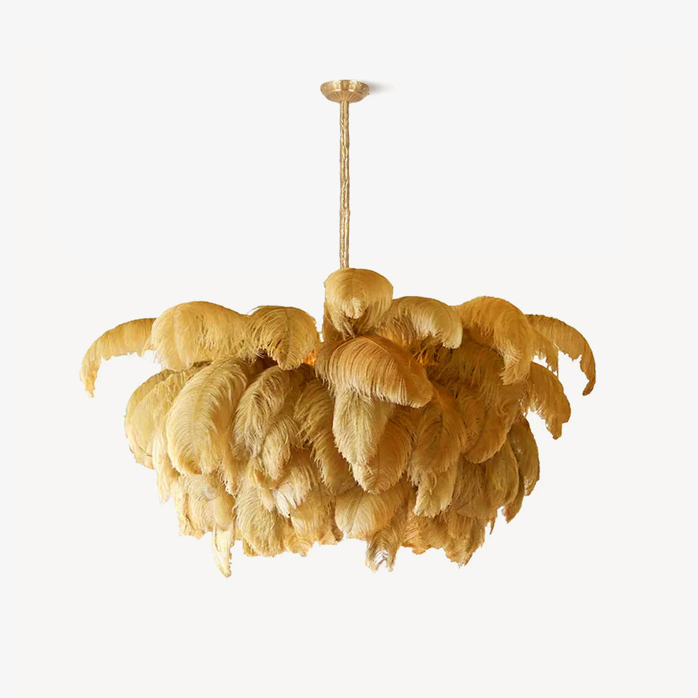 O'Moore Luxury Ostrich Feather Chandelier - Letslighting