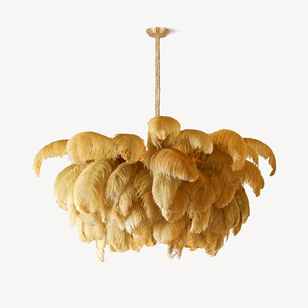 O'Moore Luxury Ostrich Feather Chandelier - Letslighting