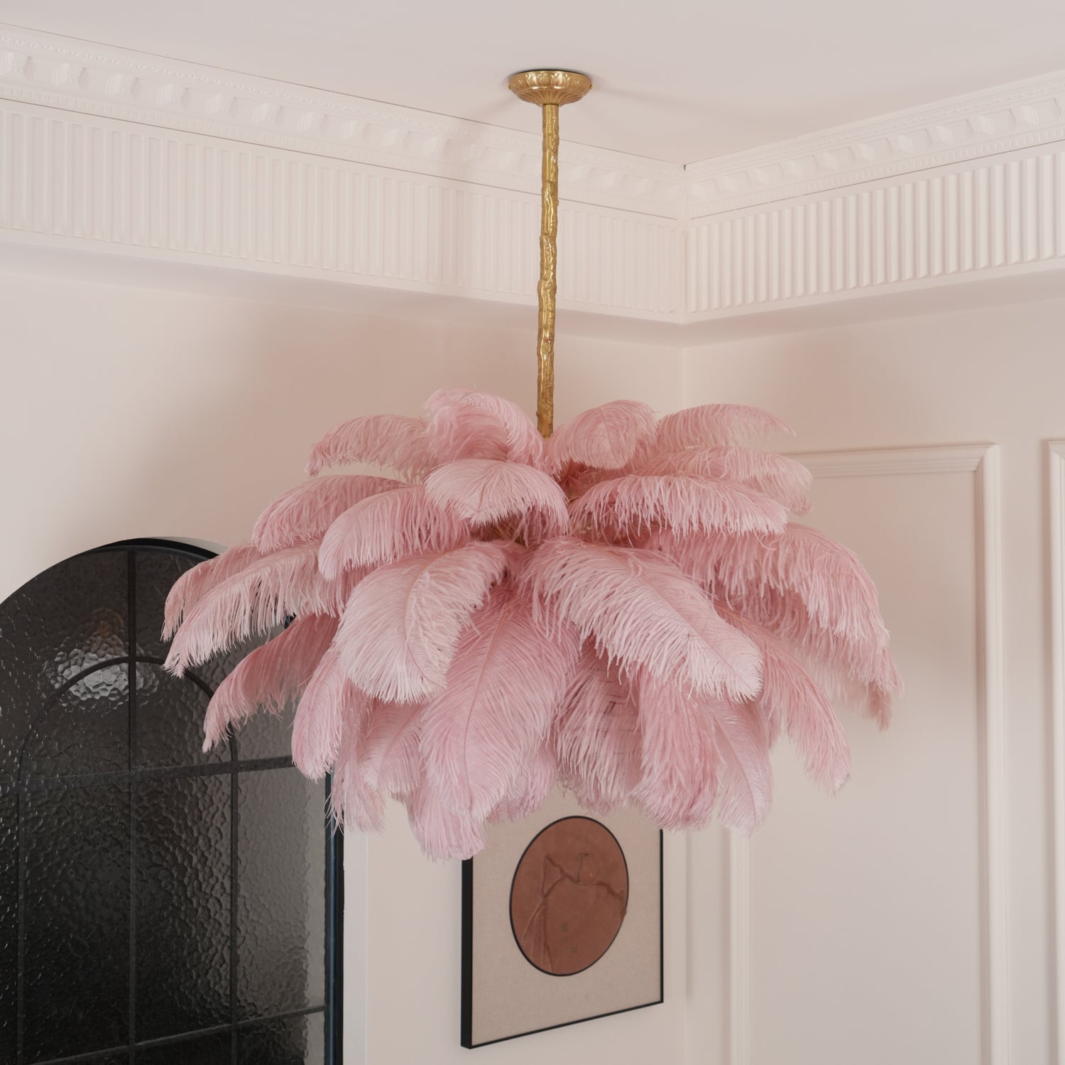 O'Moore Luxury Ostrich Feather Chandelier - Letslighting