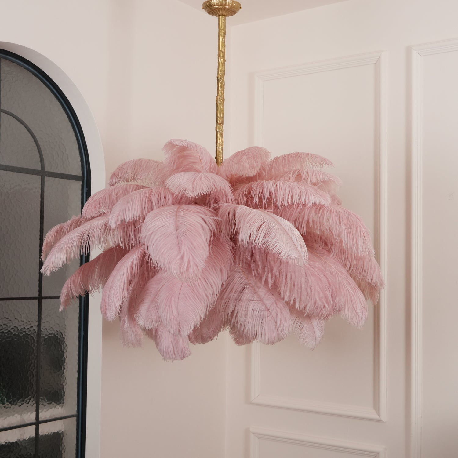 O'Moore Luxury Ostrich Feather Chandelier - Letslighting