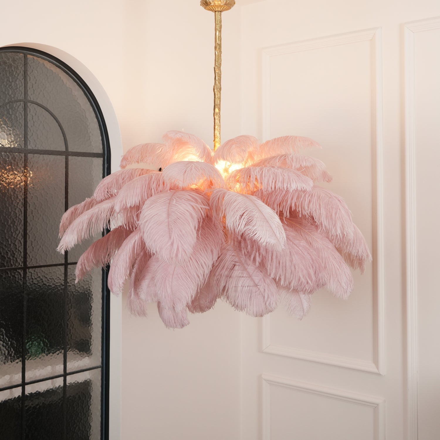 O'Moore Luxury Ostrich Feather Chandelier - Letslighting