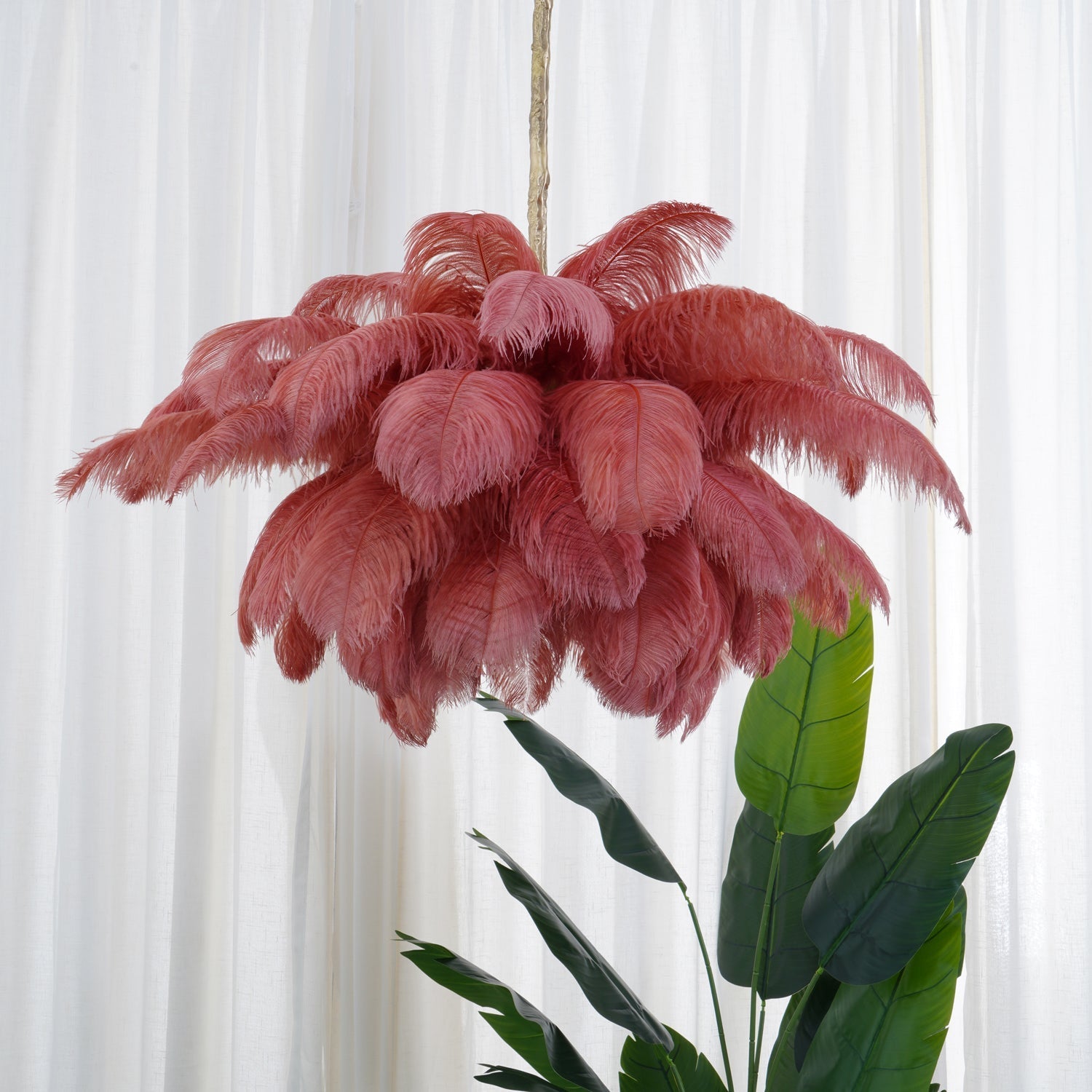O'Moore Luxury Ostrich Feather Chandelier - Letslighting