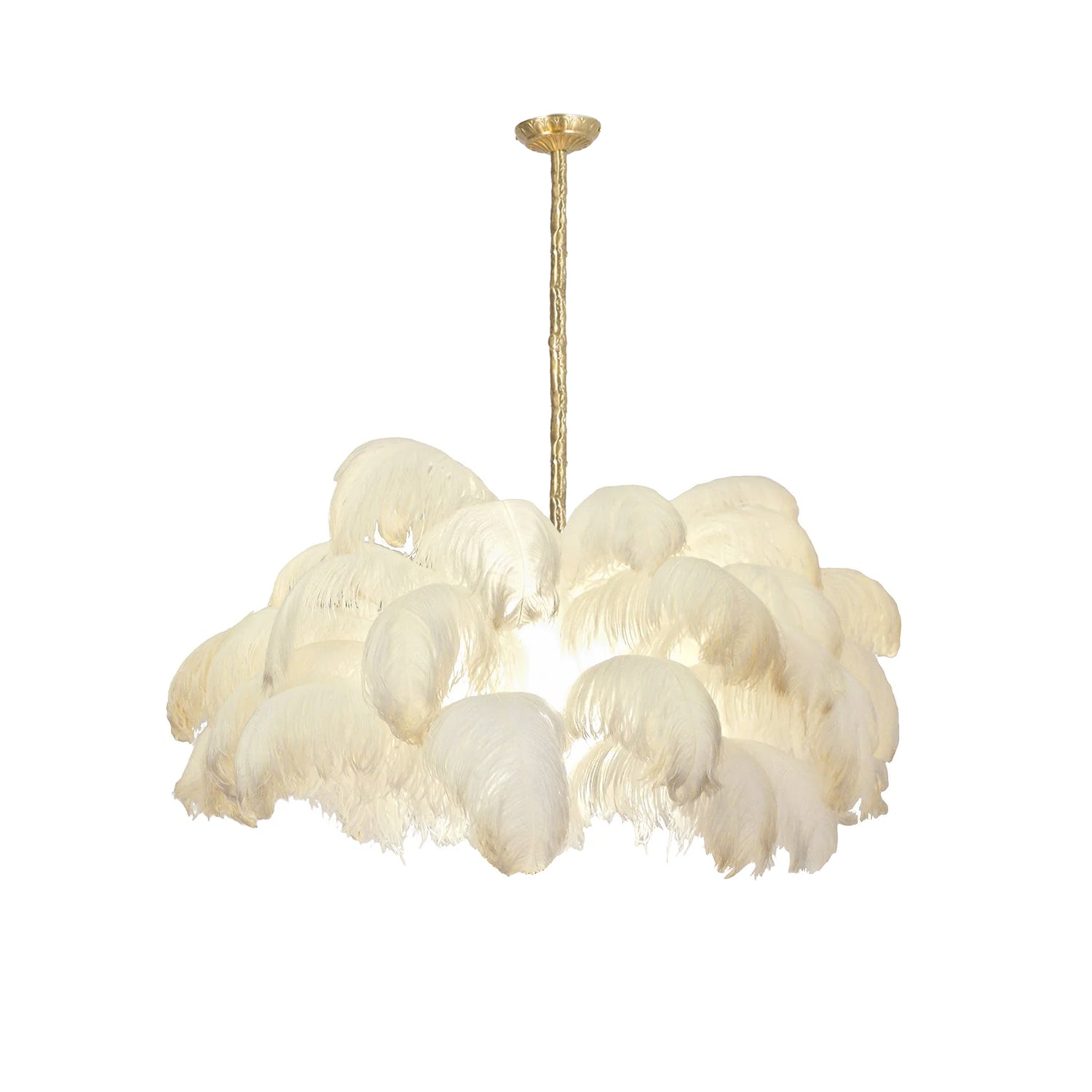 O'Moore Luxury Ostrich Feather Chandelier - Letslighting