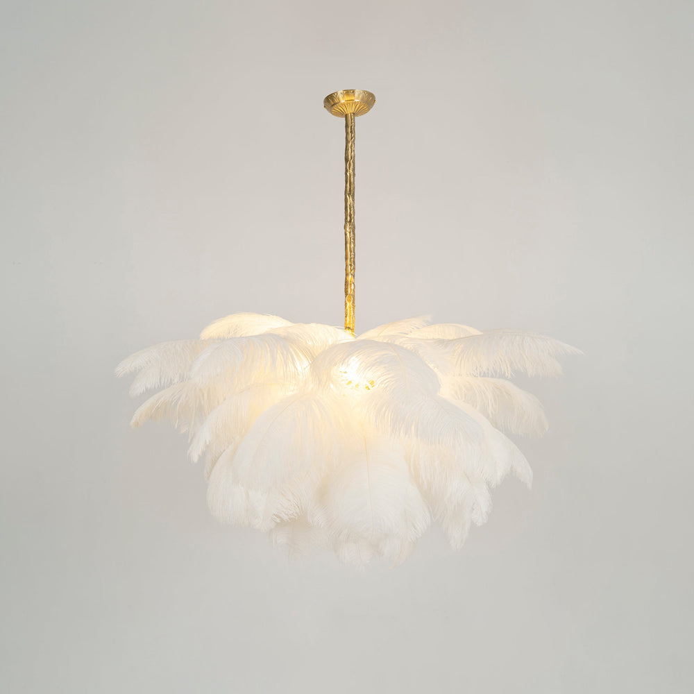 O'Moore Luxury Ostrich Feather Chandelier - Letslighting