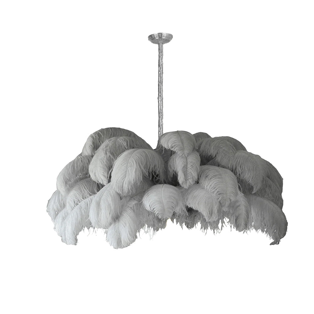 O'Moore Luxury Ostrich Feather Chandelier - Letslighting