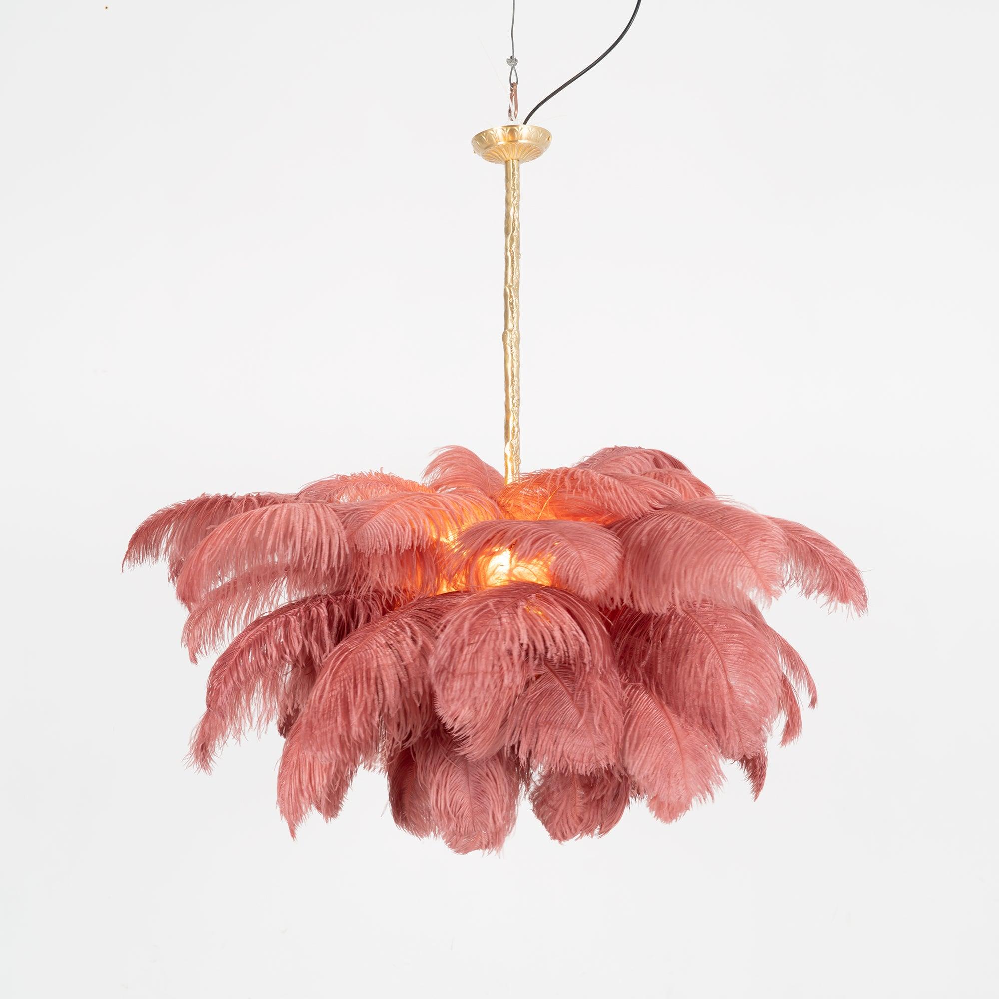 O'Moore Luxury Ostrich Feather Chandelier - Letslighting