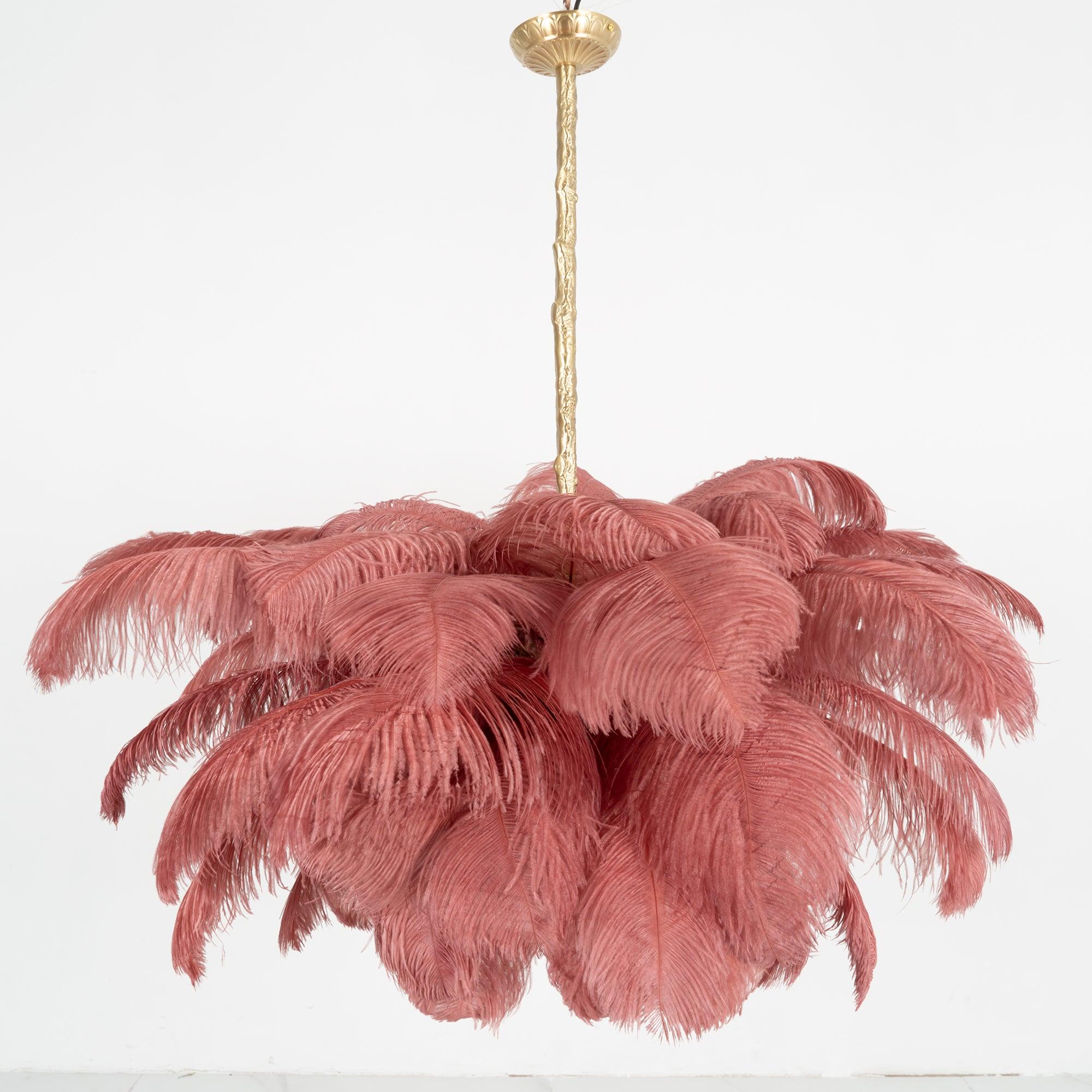 O'Moore Luxury Ostrich Feather Chandelier - Letslighting