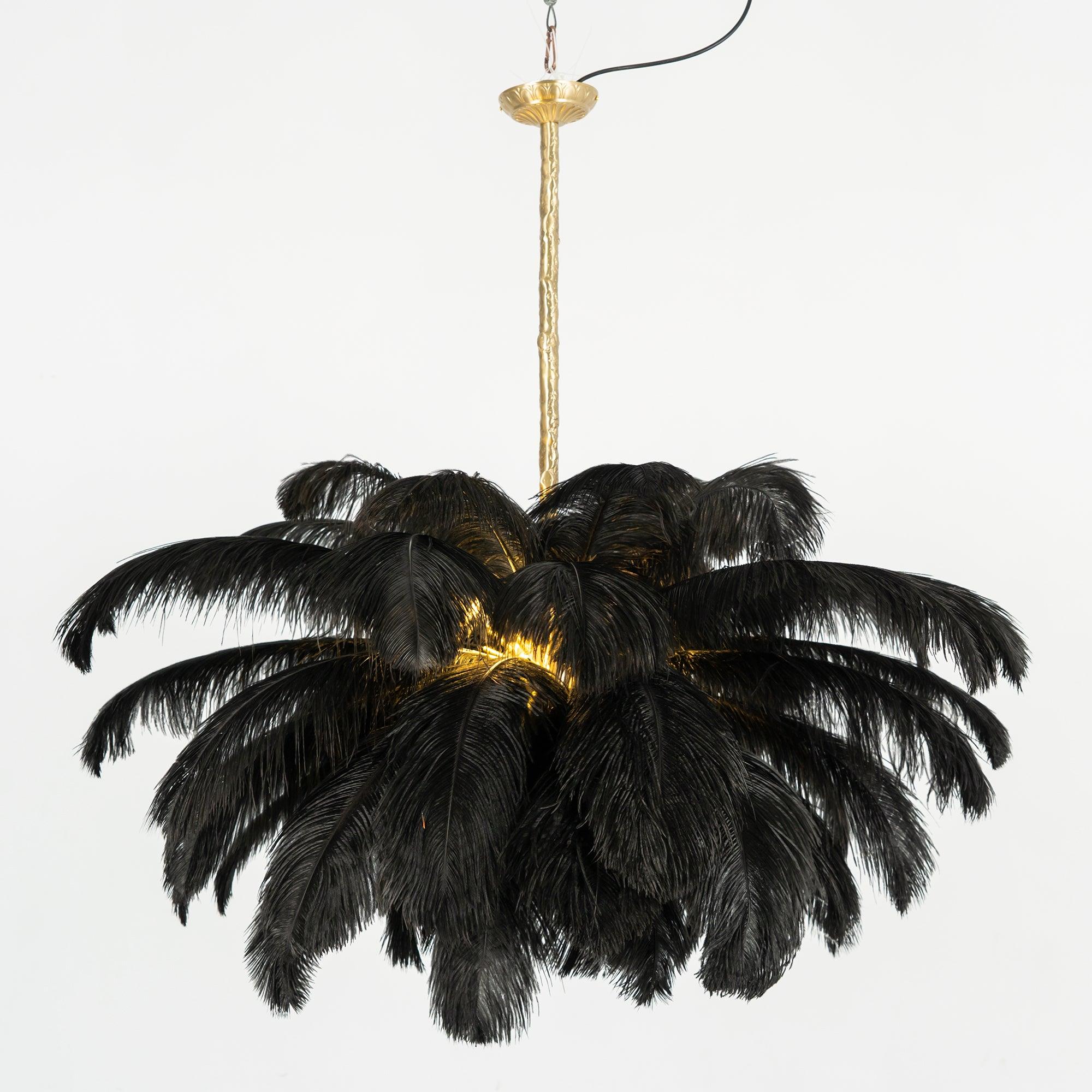 O'Moore Luxury Ostrich Feather Chandelier - Letslighting