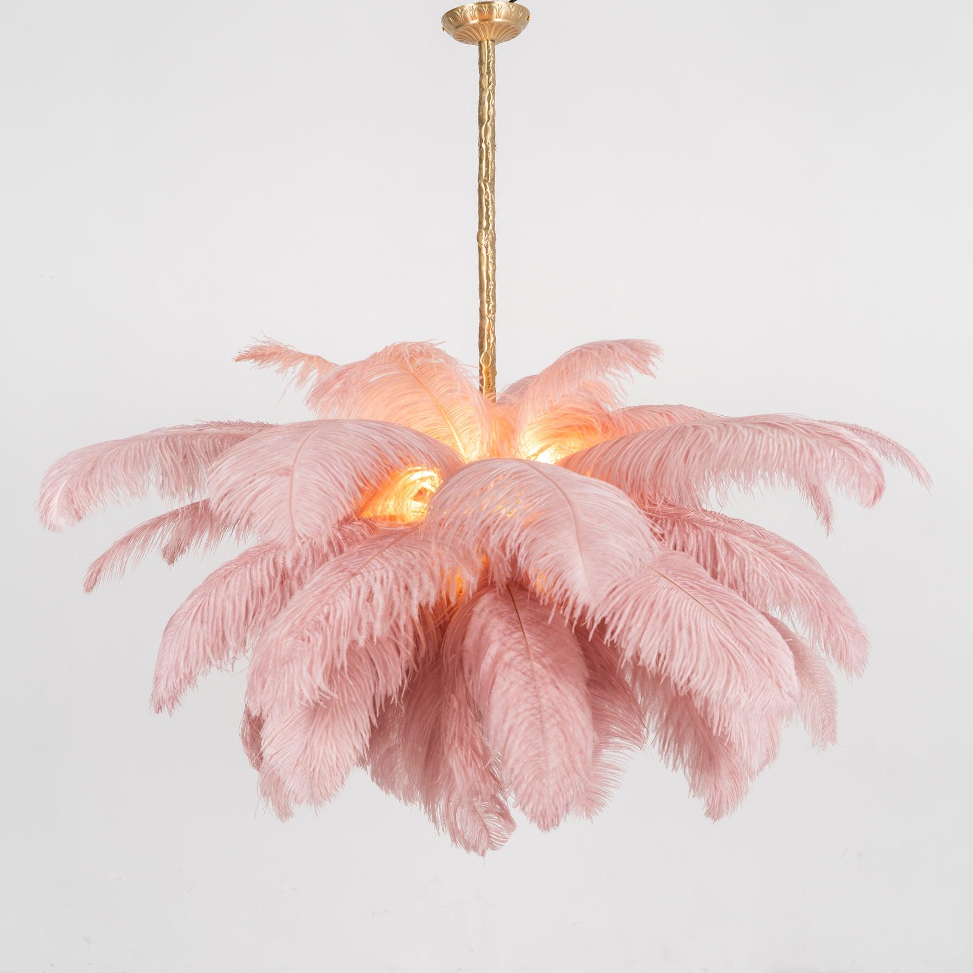 O'Moore Luxury Ostrich Feather Chandelier - Letslighting