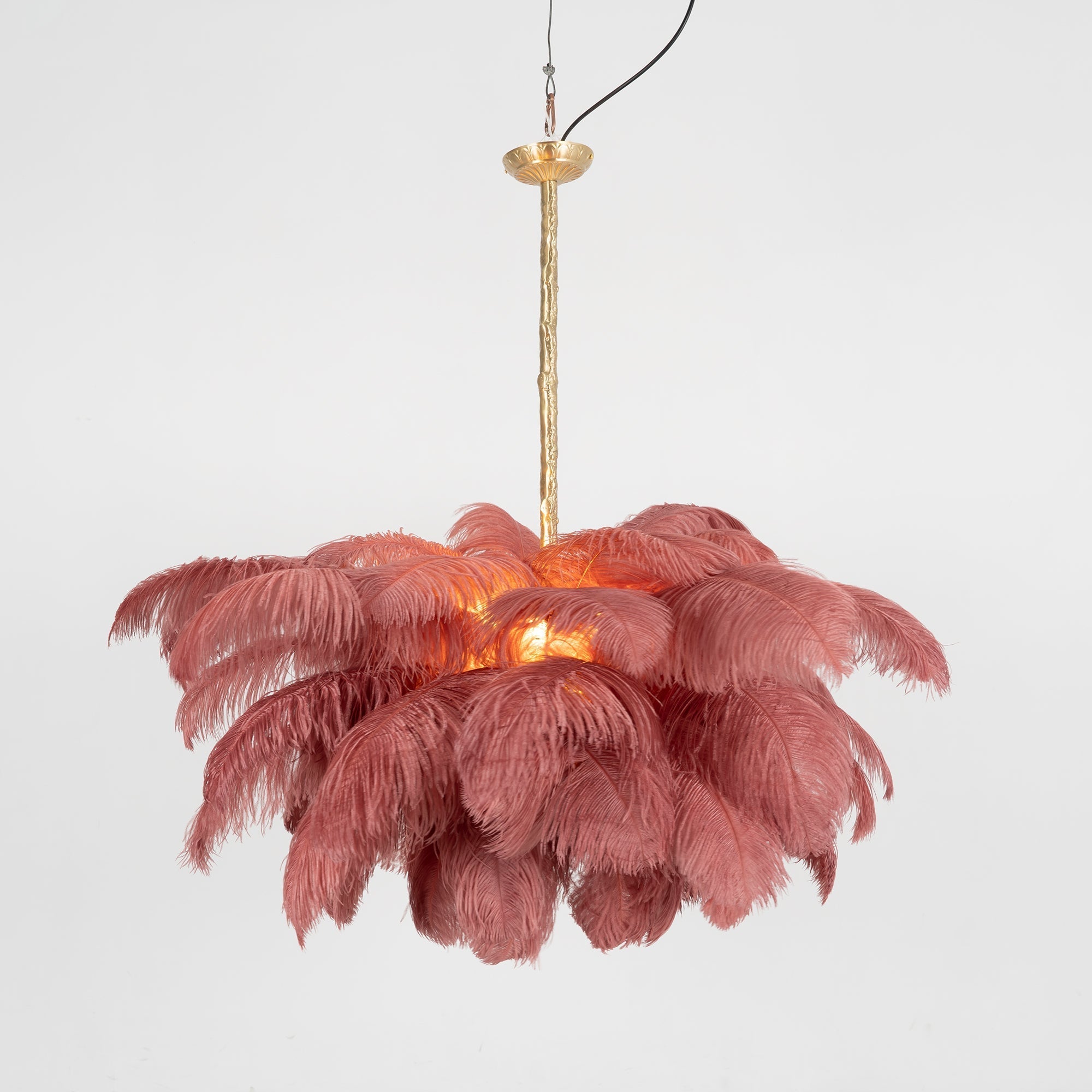 O'Moore Luxury Ostrich Feather Chandelier - Letslighting