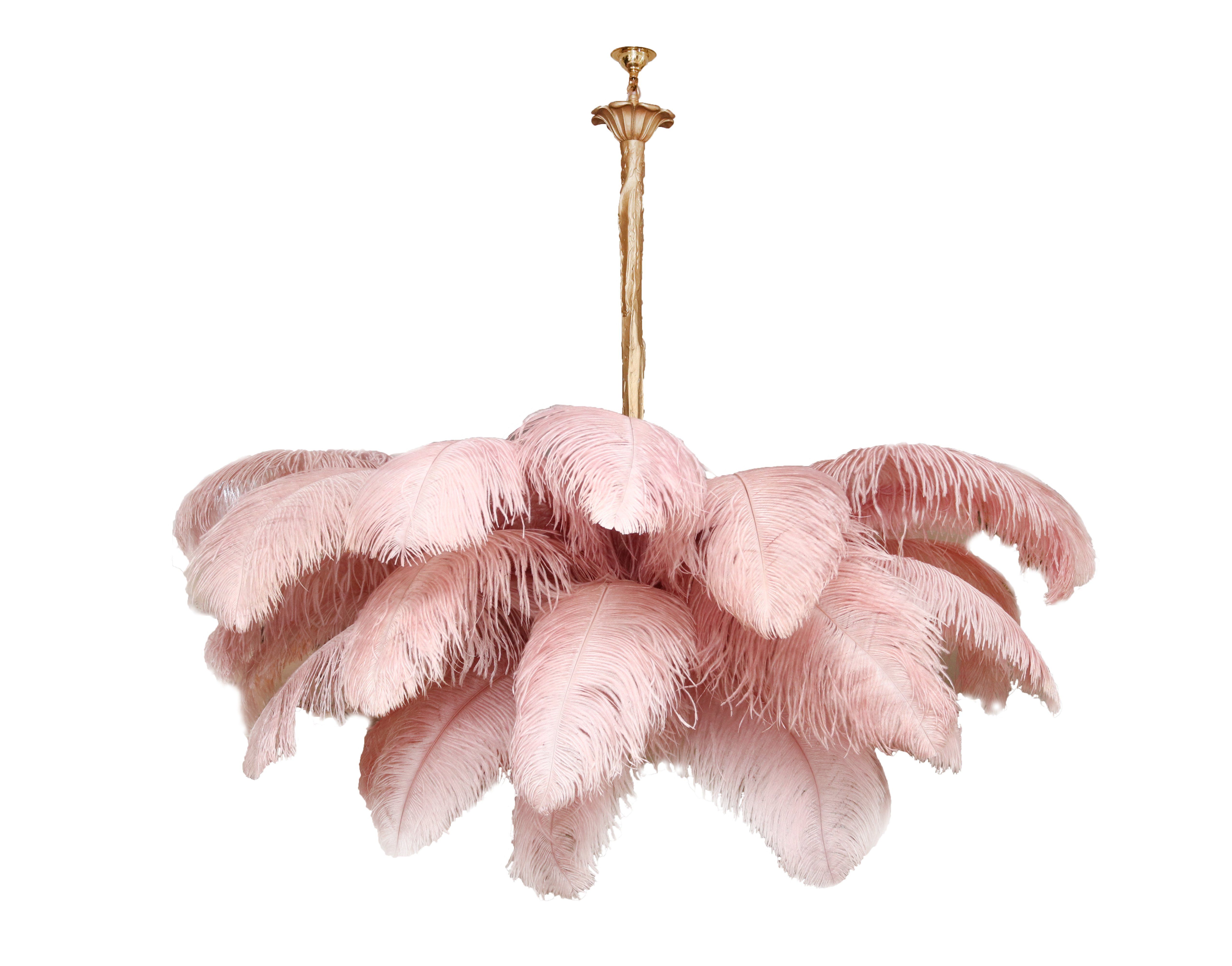 O'Moore Luxury Ostrich Feather Chandelier - Letslighting
