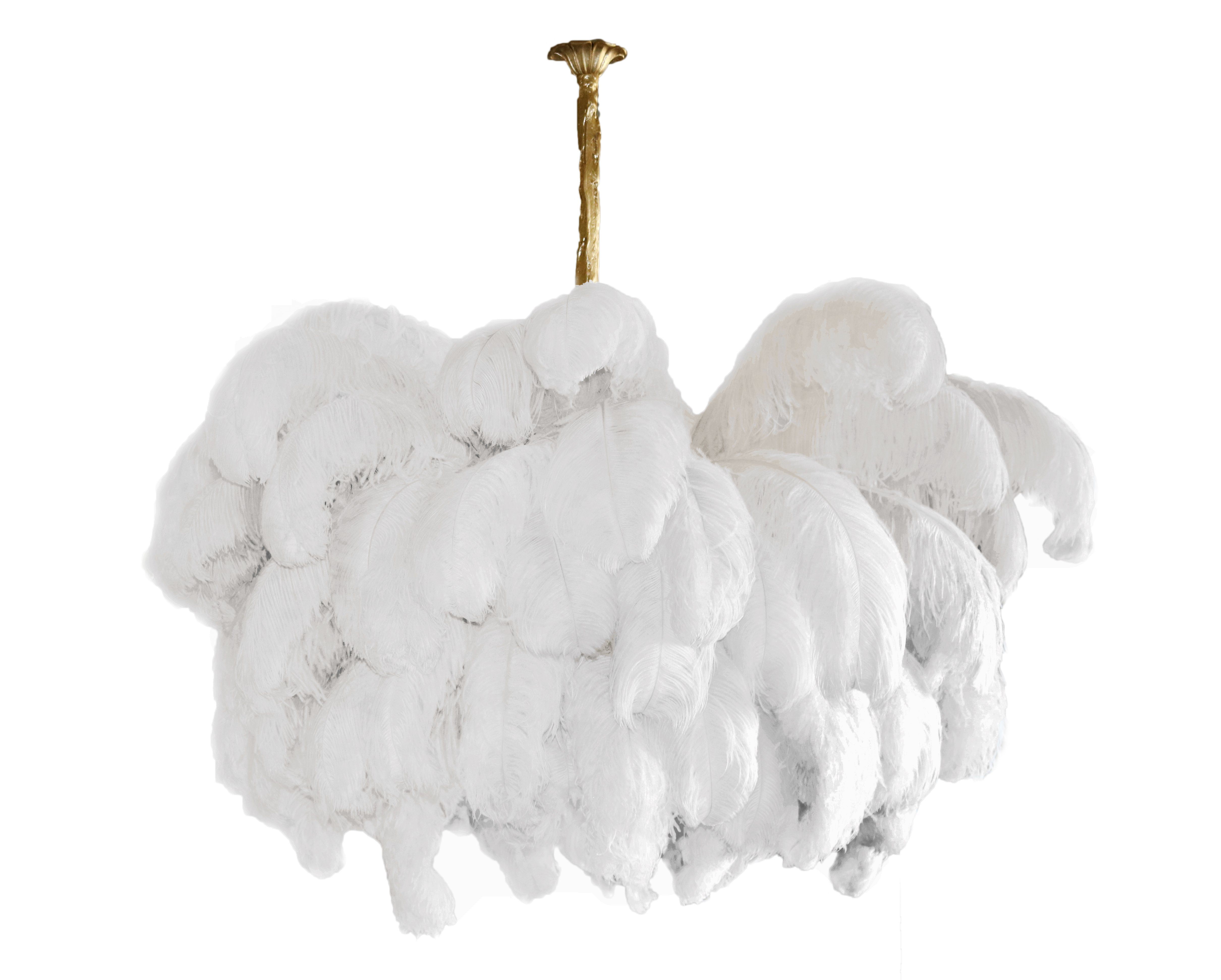 O'Moore Luxury Ostrich Feather Chandelier - Letslighting