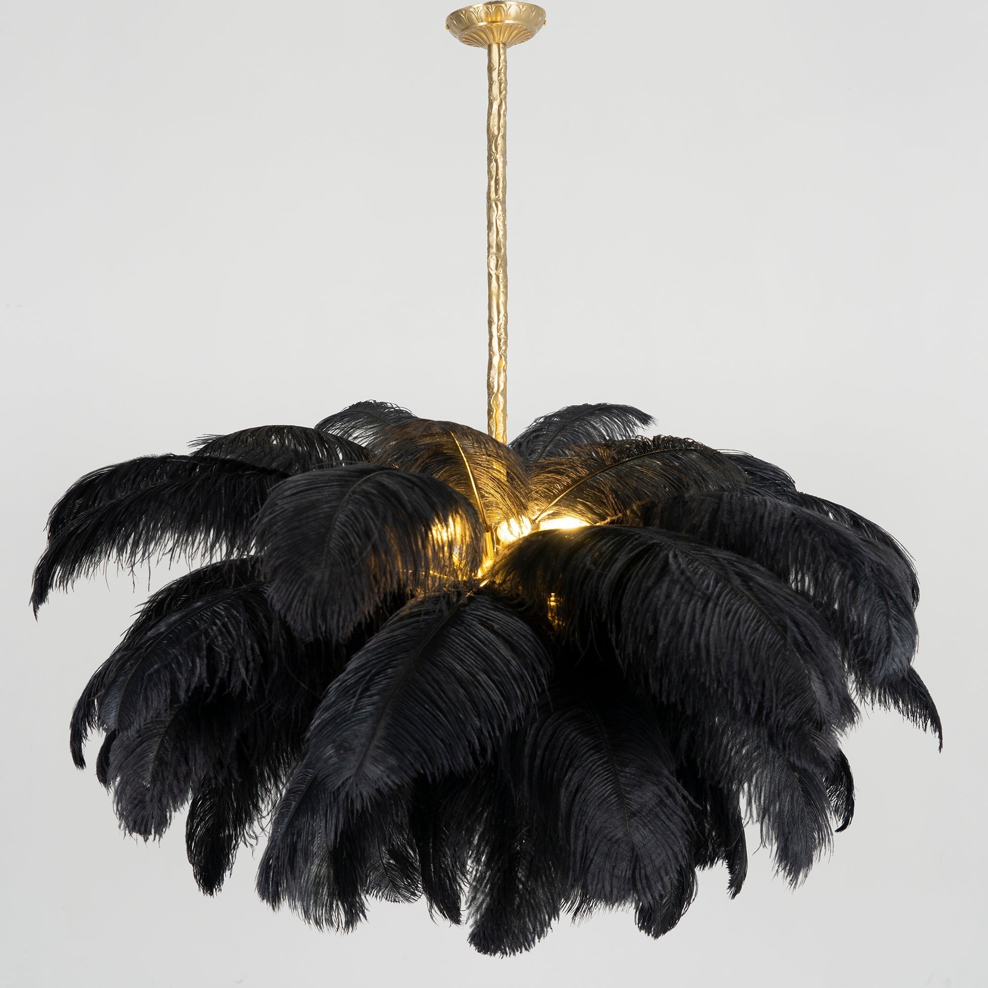 O'Moore Luxury Ostrich Feather Chandelier - Letslighting