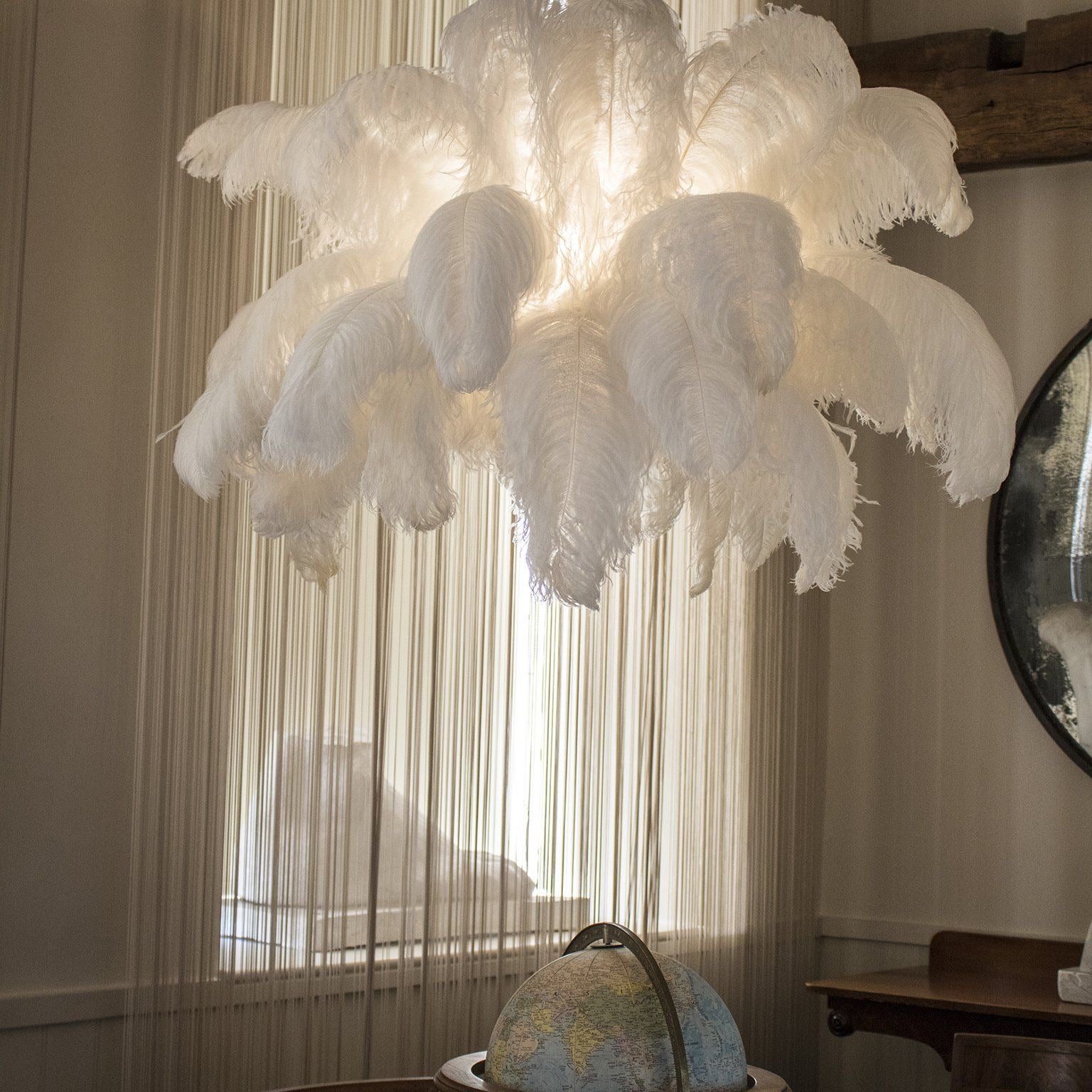 O'Moore Luxury Ostrich Feather Chandelier - Letslighting