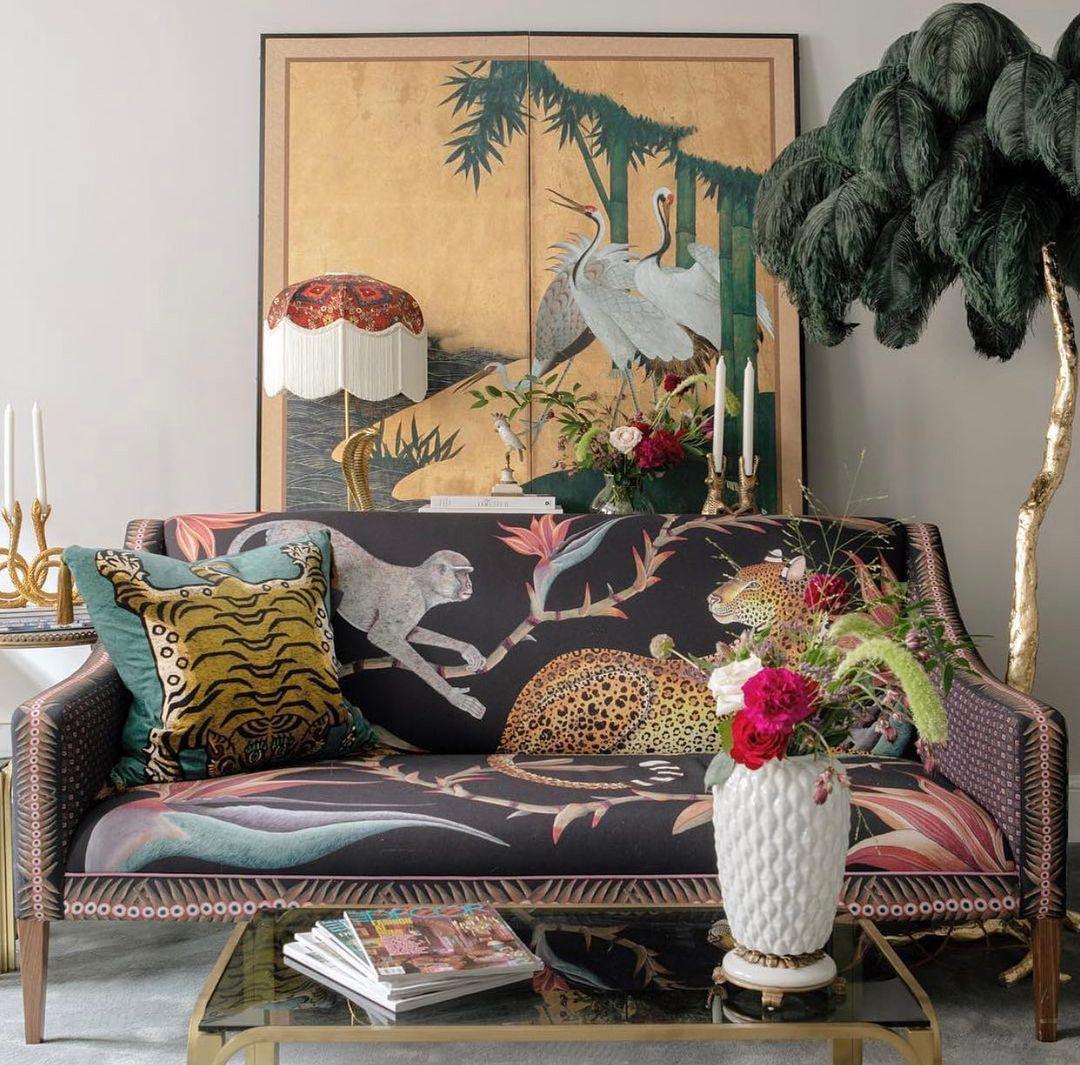 Selis Feather Brass Floor Lamp - Letslighting