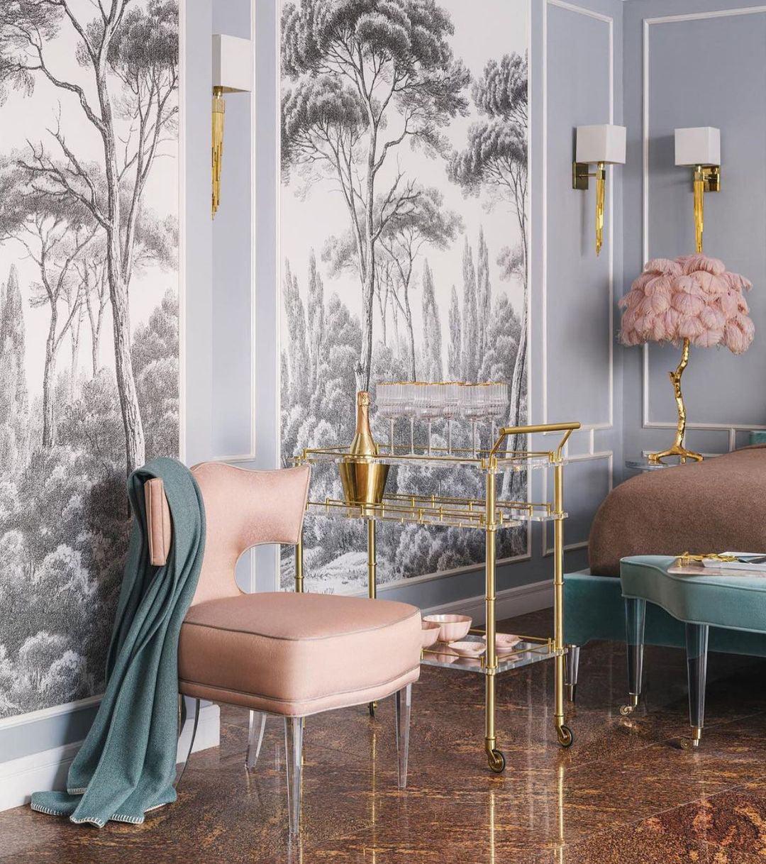 Zephyan Brass Feather Elegant Table Lamp - Letslighting