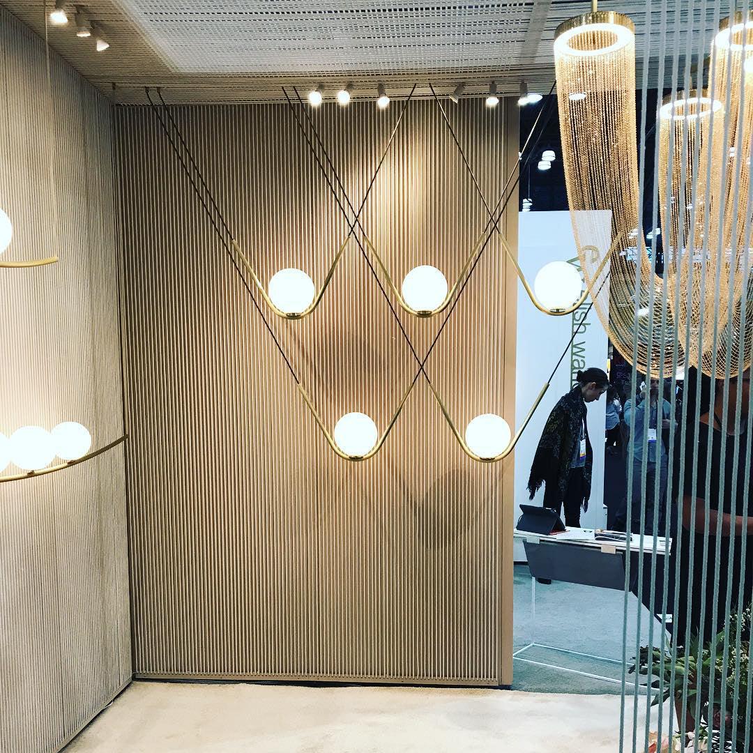 Lustra Pendant Light Copper Chain Sculptural Modern - Letslighting