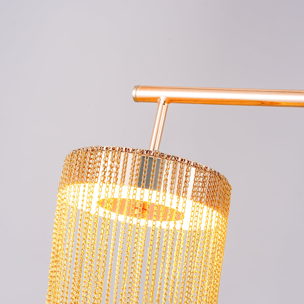 Lustra Pendant Light Copper Chain Sculptural Modern - Letslighting