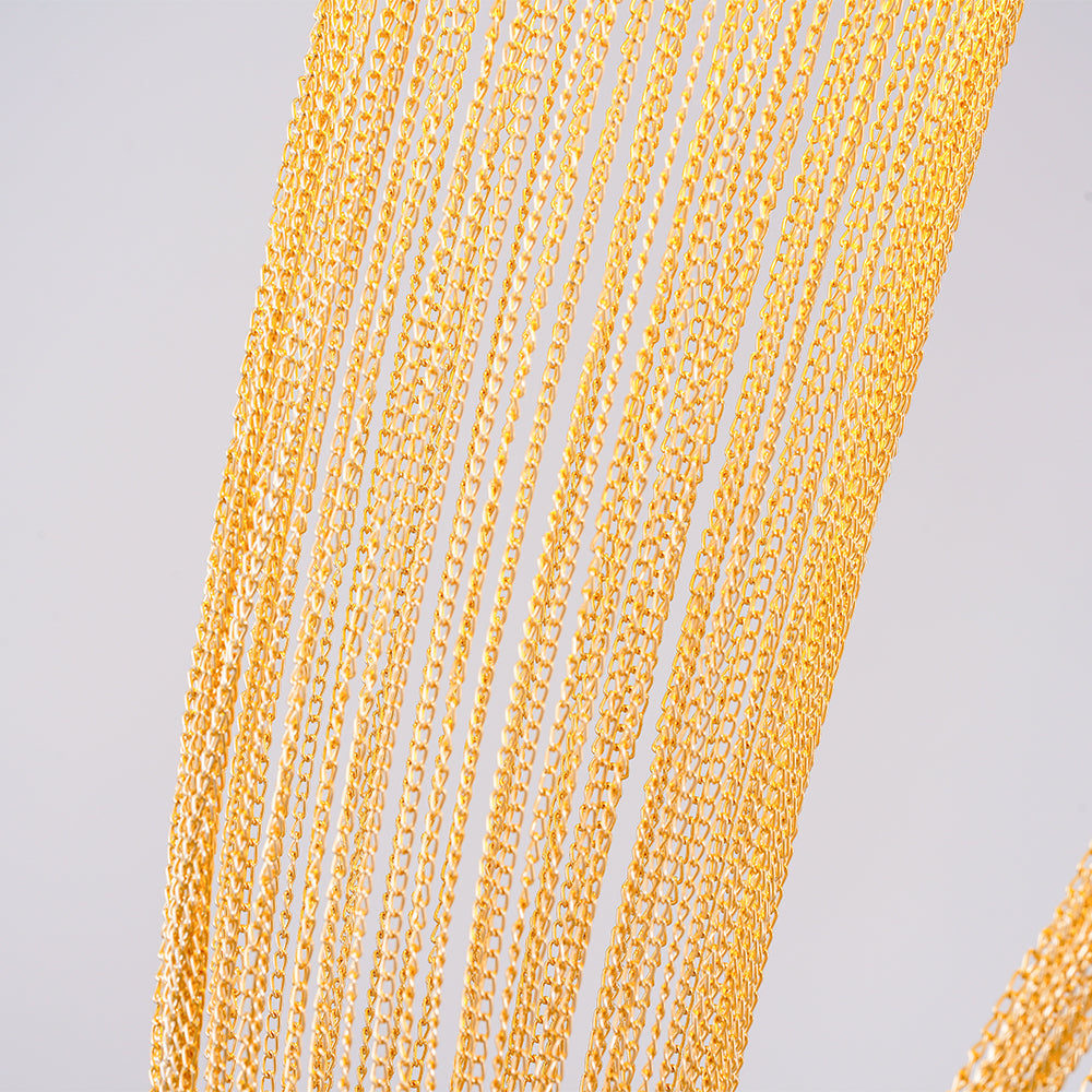 Lustra Pendant Light Copper Chain Sculptural Modern - Letslighting