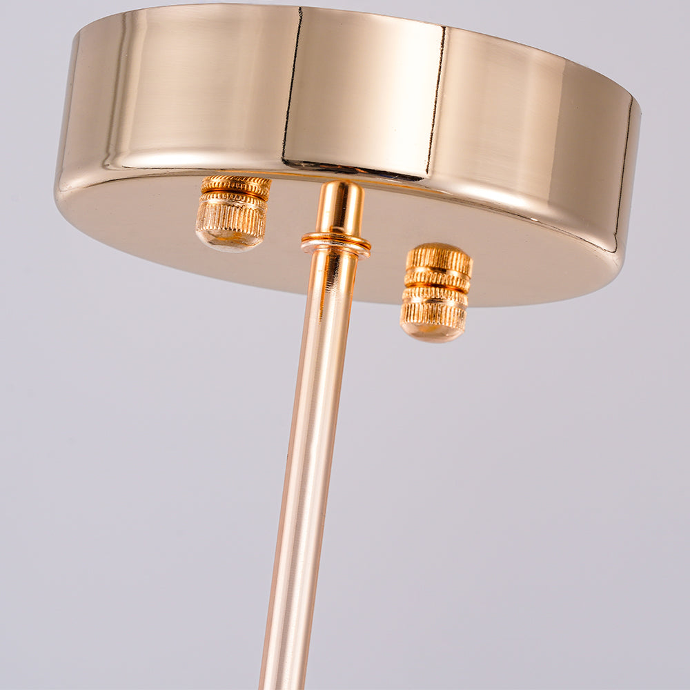 Lustra Pendant Light Copper Chain Sculptural Modern - Letslighting