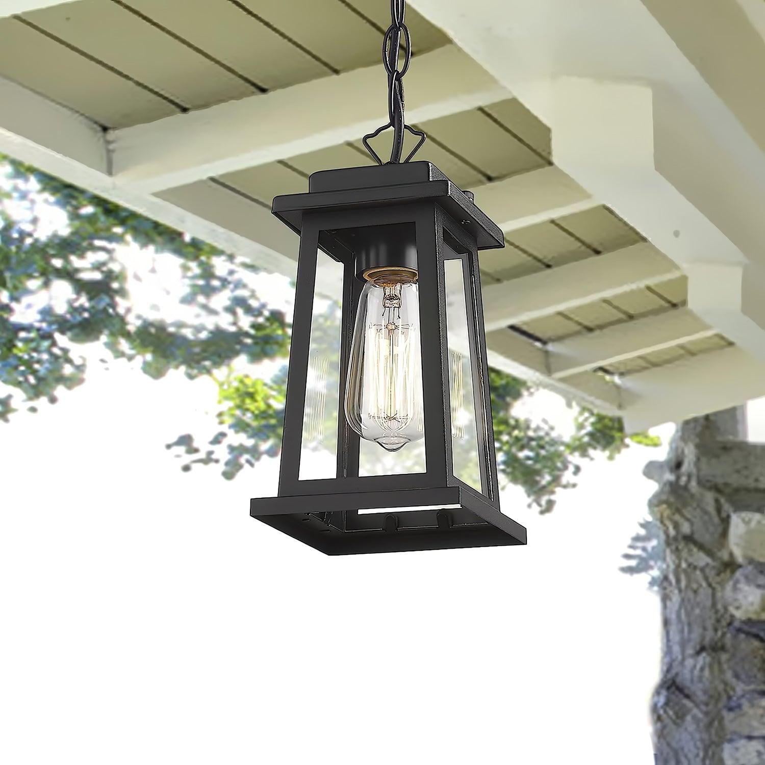 Erphaa Traditional Vintage Outdoor Lantern Pendant Lamp - Letslighting