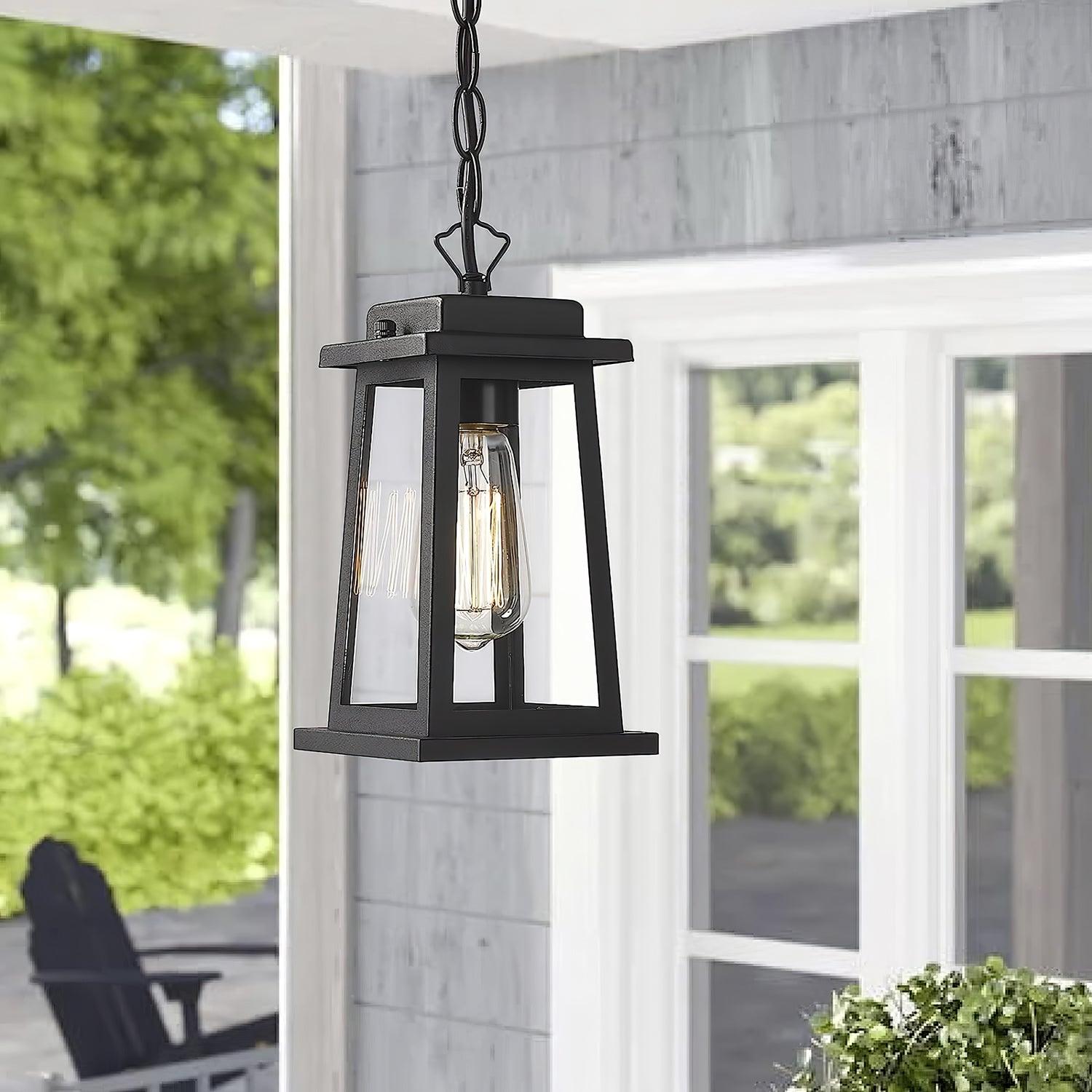 Erphaa Traditional Vintage Outdoor Lantern Pendant Lamp - Letslighting