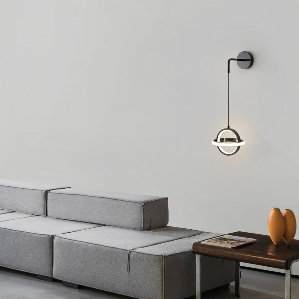 Vivianne Modern Minimalist Oval Brass Wall Light - Letslighting