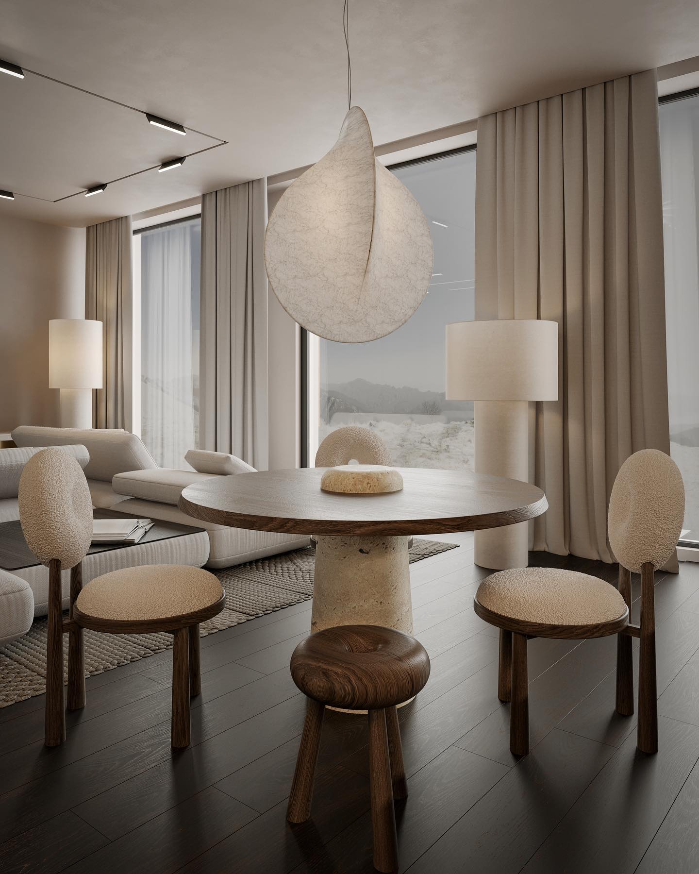 Mirelian Steel Artistic Pendant Lamp - Letslighting