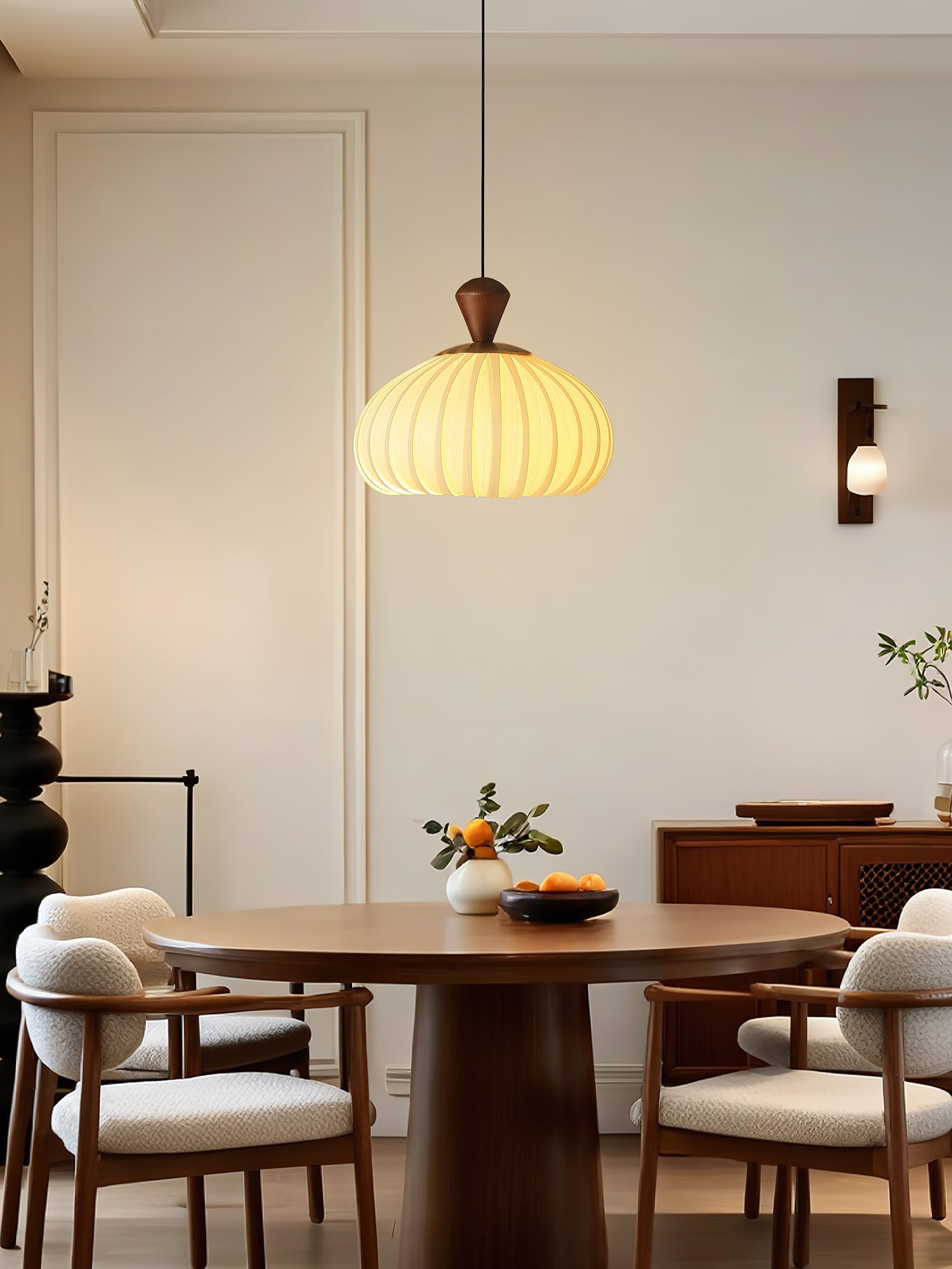 Ovola Pleated Pendant Light - Letslighting