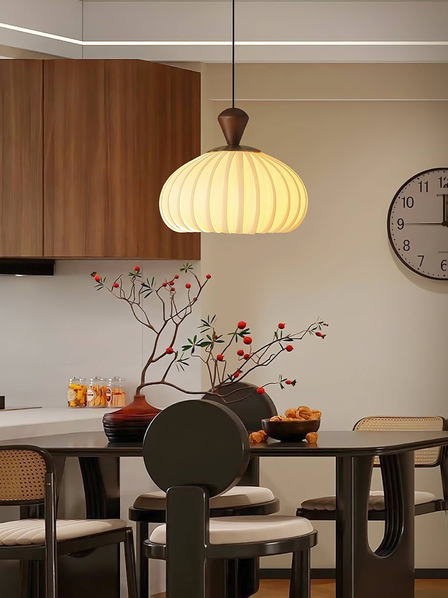 Ovola Pleated Pendant Light - Letslighting
