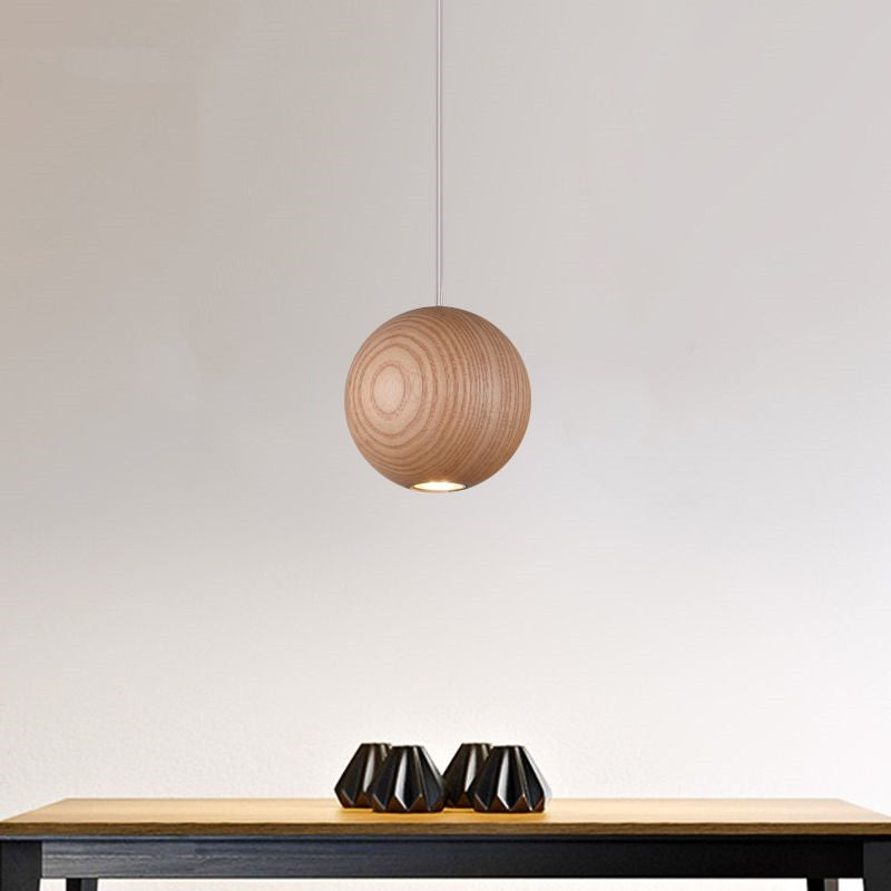 Muto Pendant Light Globe Minimalist Cluster Wood Kitchen Island