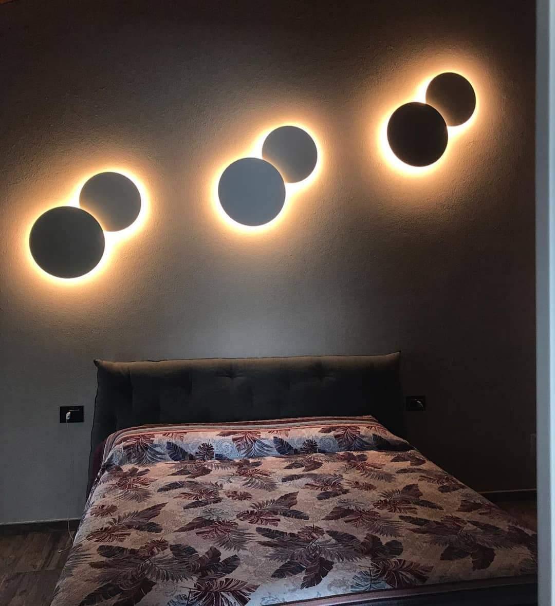 Megan Geometric Disc Wall Lamp - Letslighting