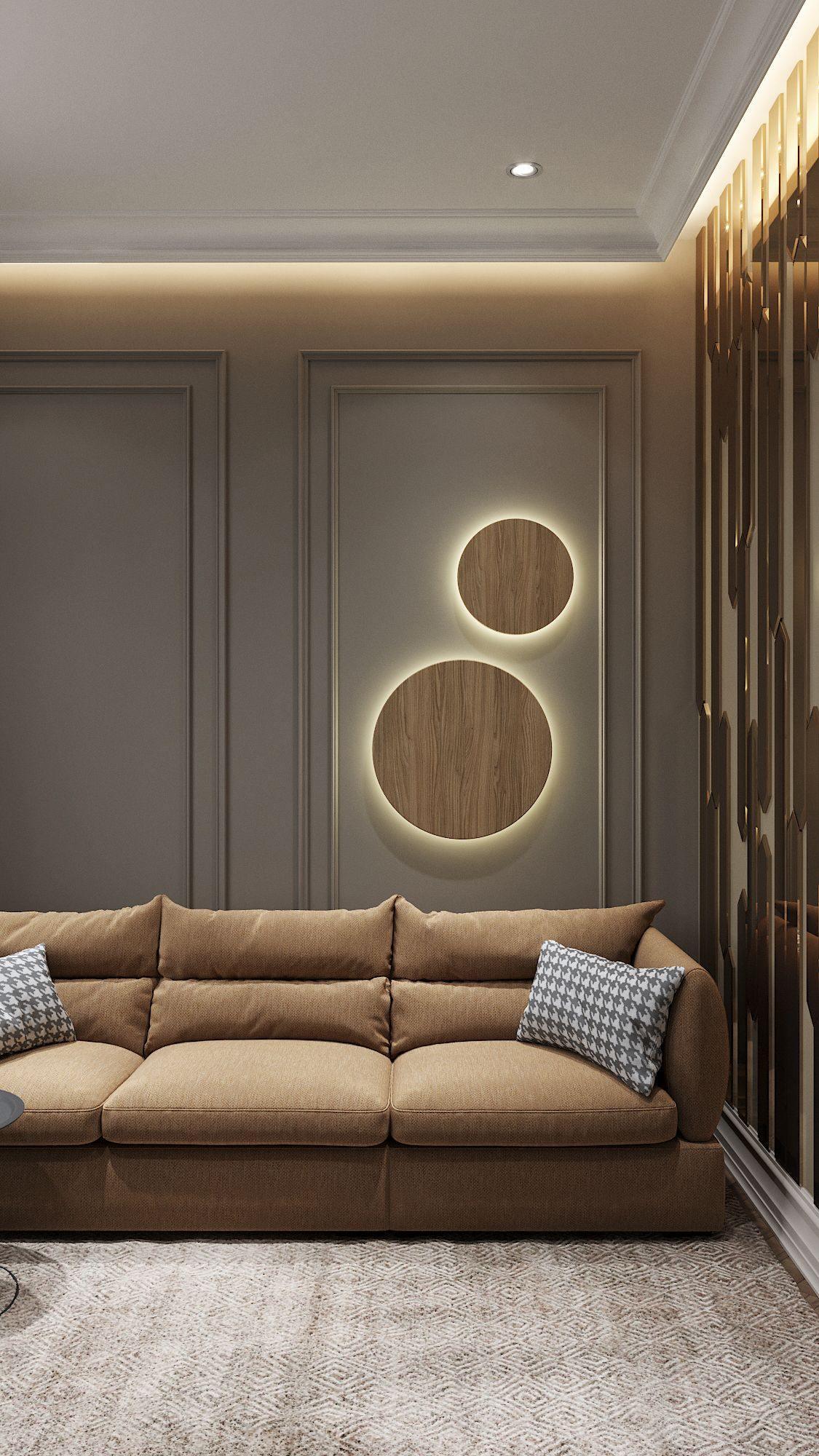 Megan Geometric Disc Wall Lamp - Letslighting