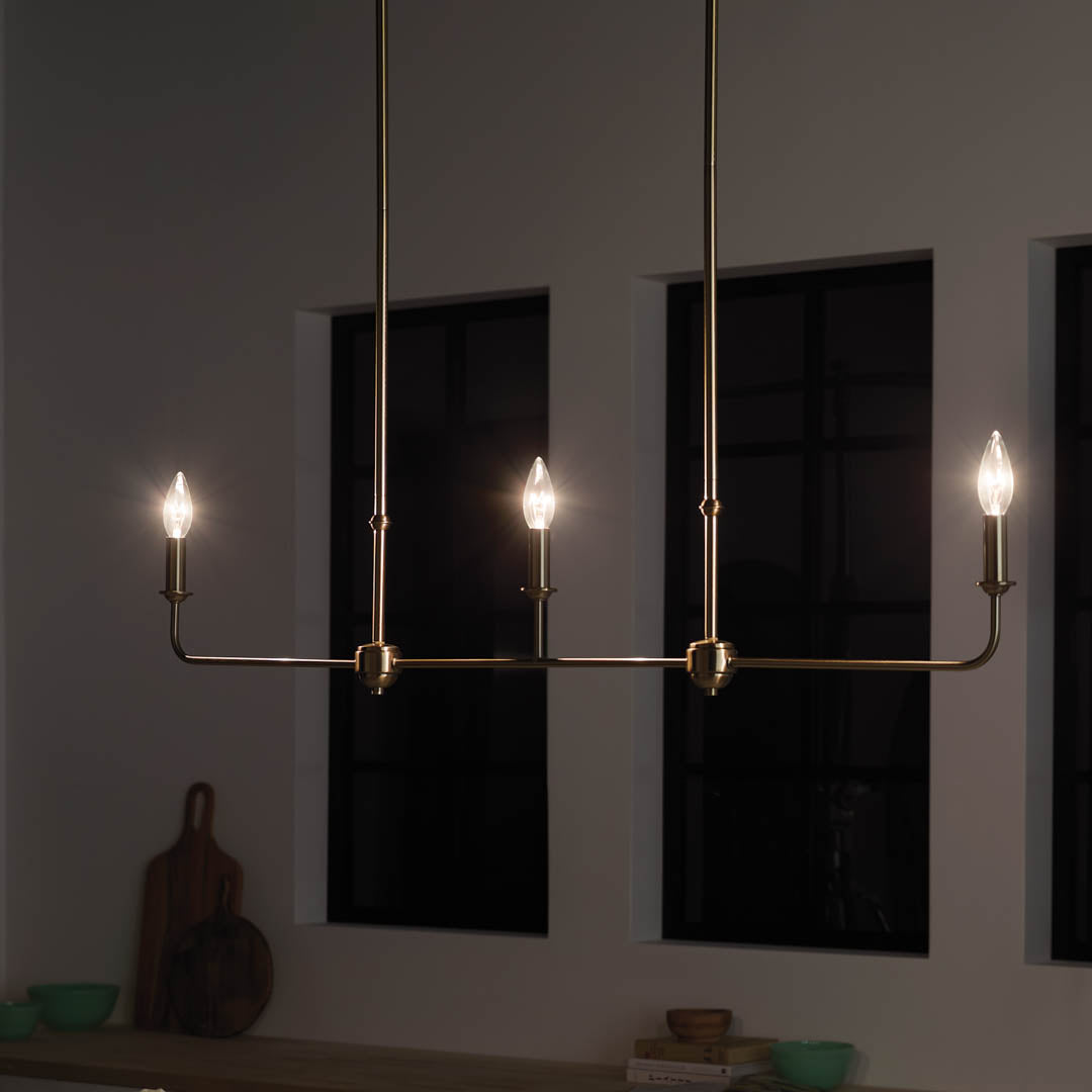 Mymareth Modern Minimalist Linear Chandelier - Letslighting