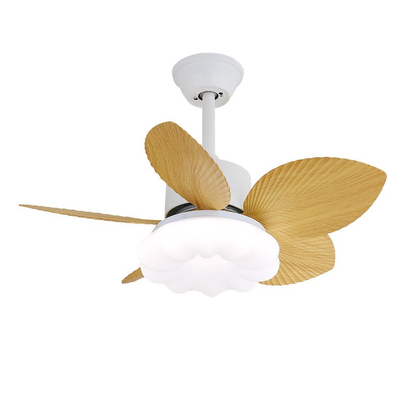 Liora Tropical Wood Ceiling Fan Light - Letslighting