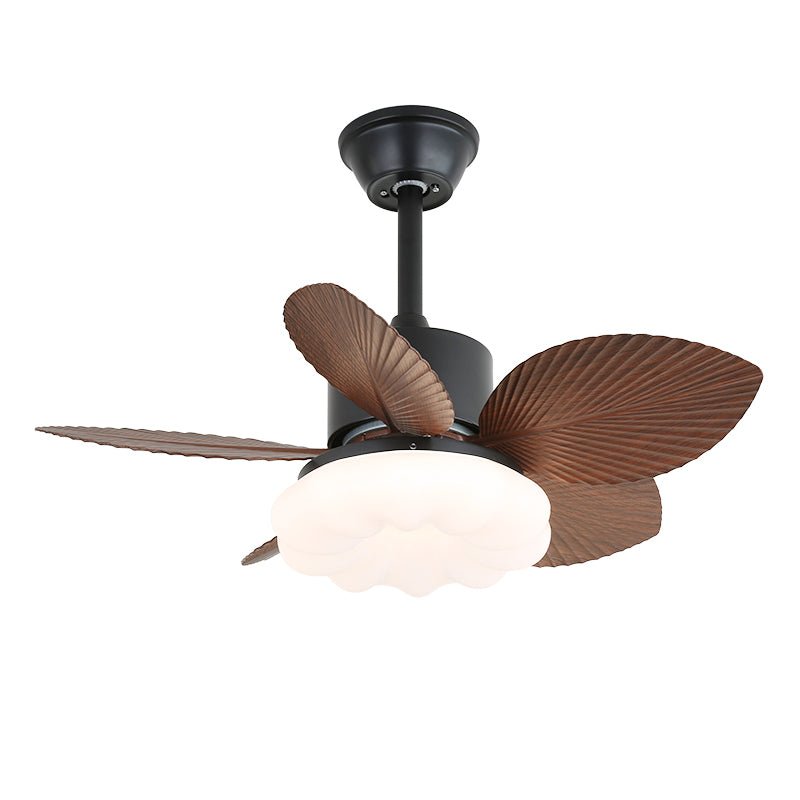 Liora Tropical Wood Ceiling Fan Light - Letslighting
