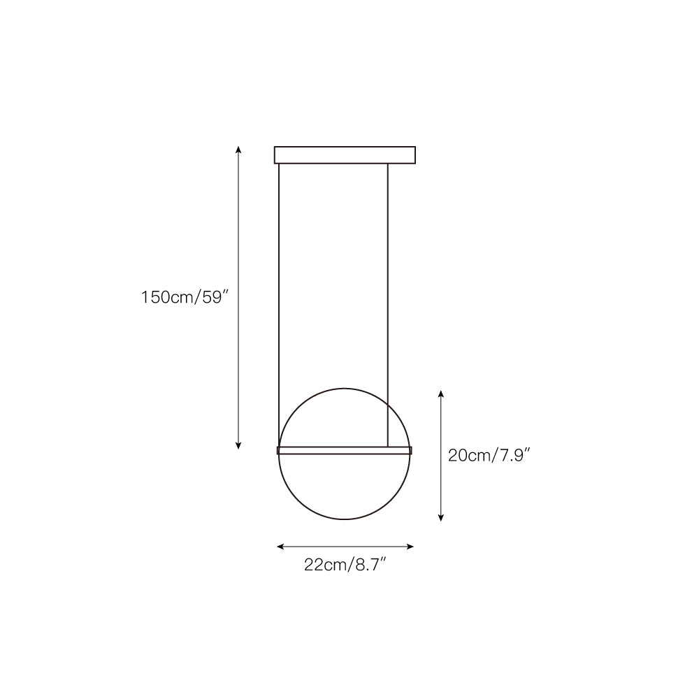 Vacaria Modern Minimalist Plastic Pendant Lamp - Letslighting