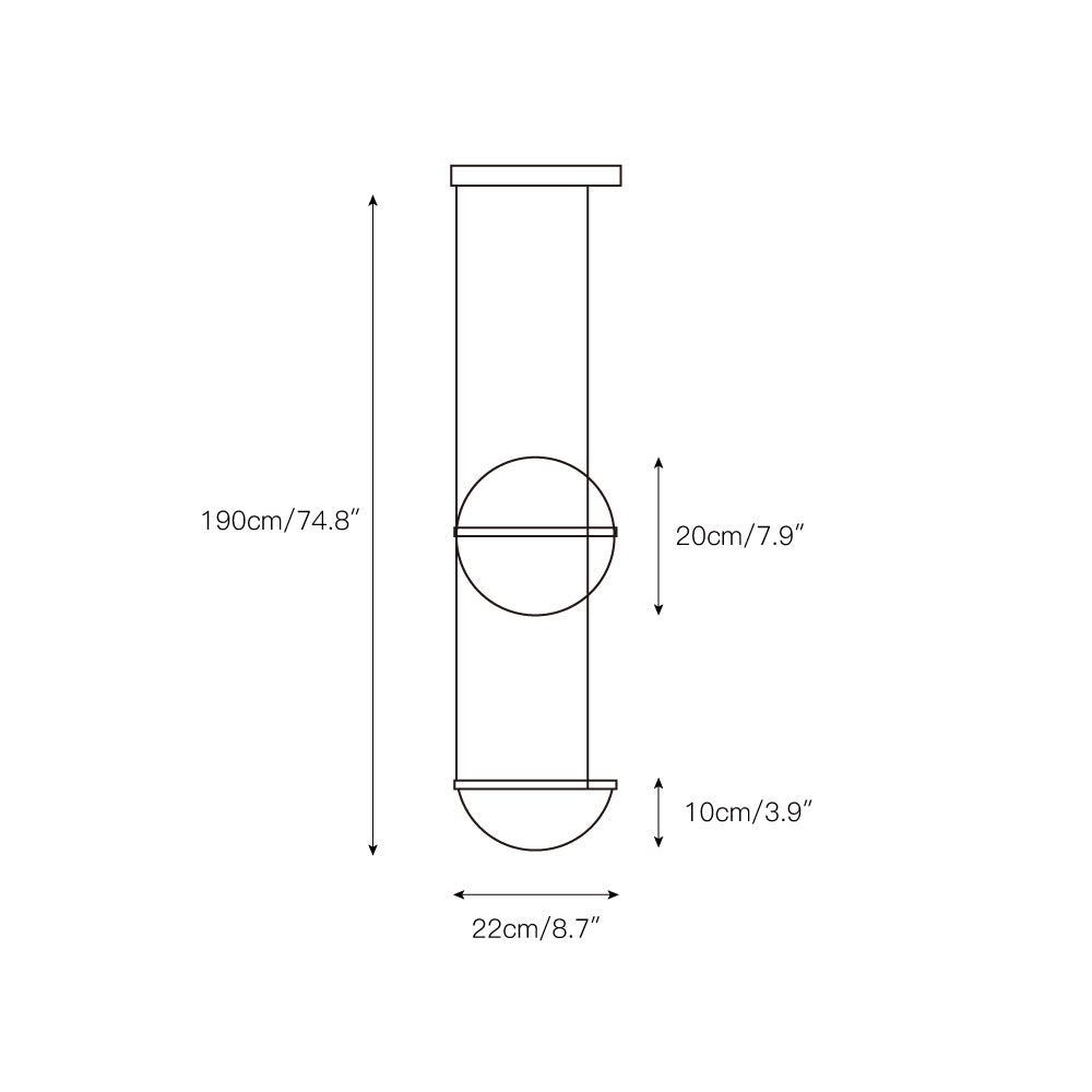 Vacaria Modern Minimalist Plastic Pendant Lamp - Letslighting