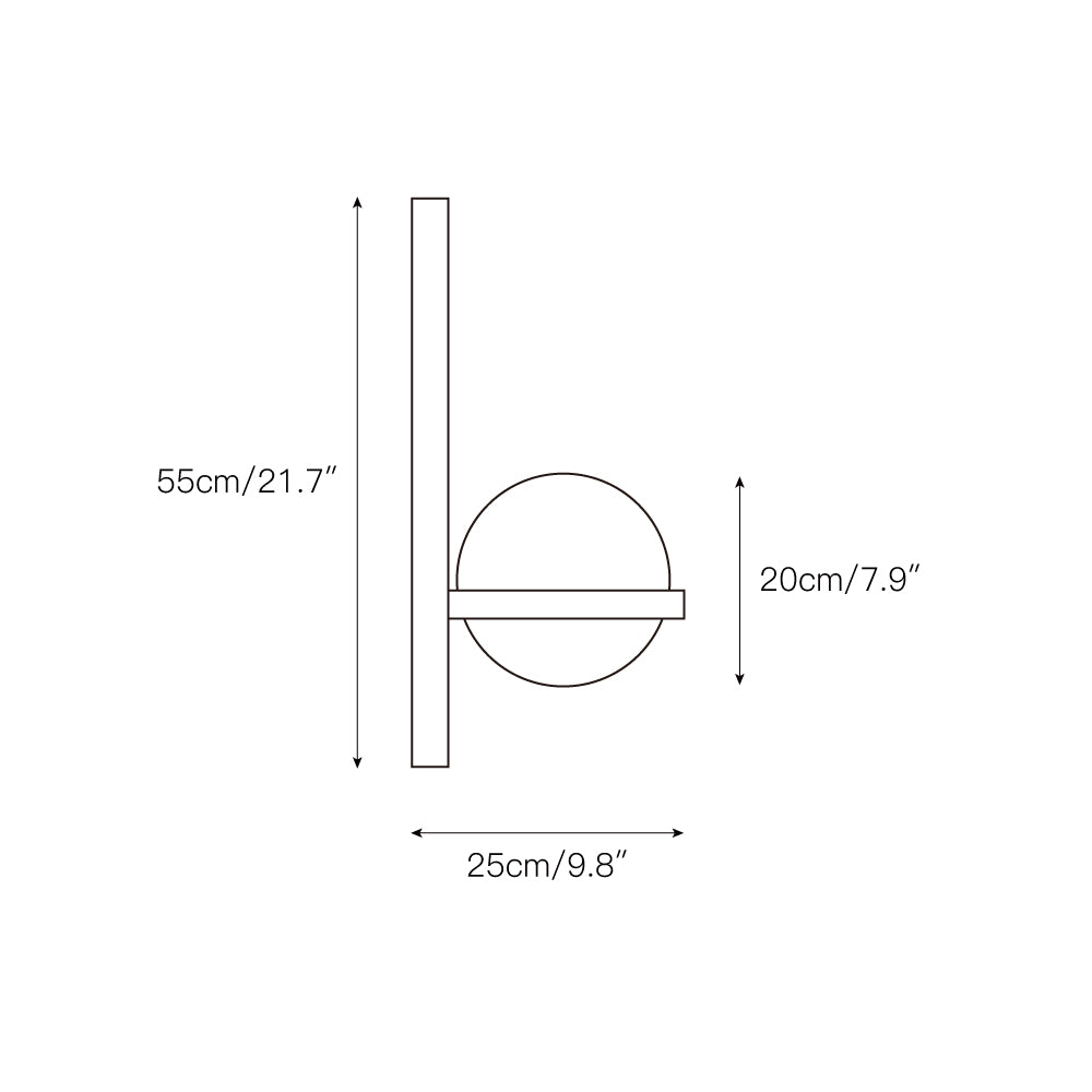 Olthaarae Modern Minimalist Plastic Wall Lamp - Letslighting