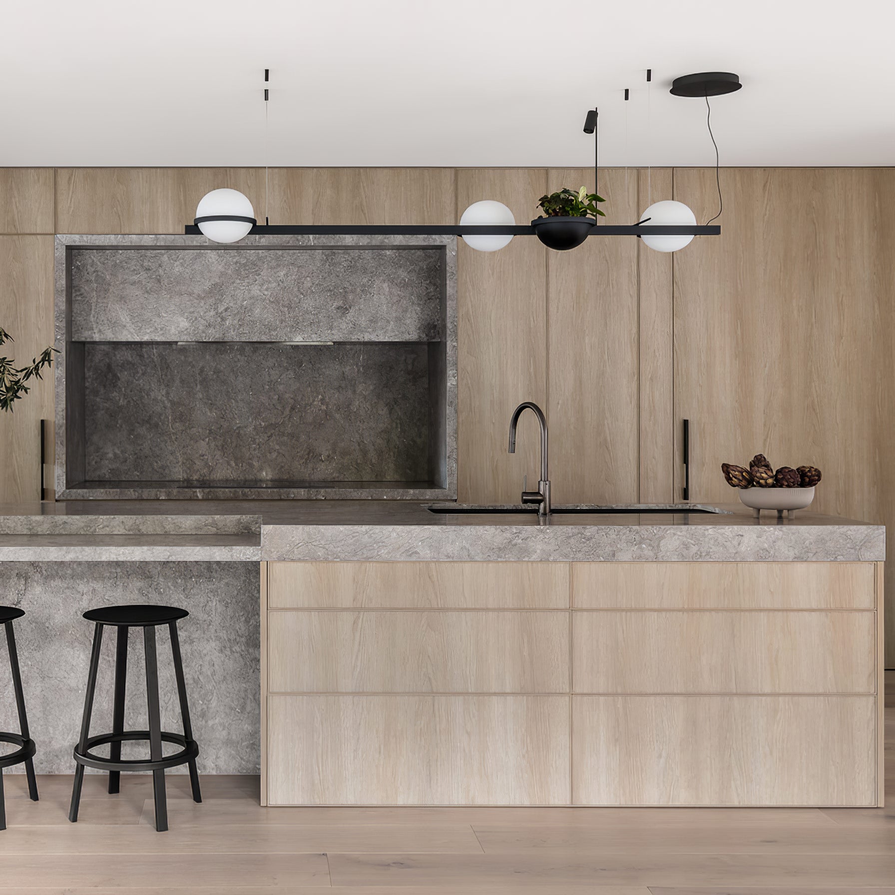 Vacaria Modern Minimalist Plastic Pendant Lamp - Letslighting