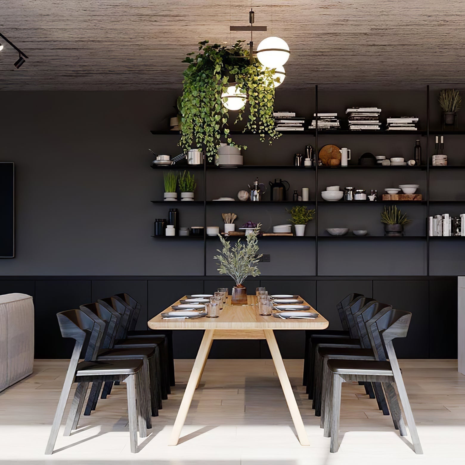 Vacaria Modern Minimalist Plastic Pendant Lamp - Letslighting