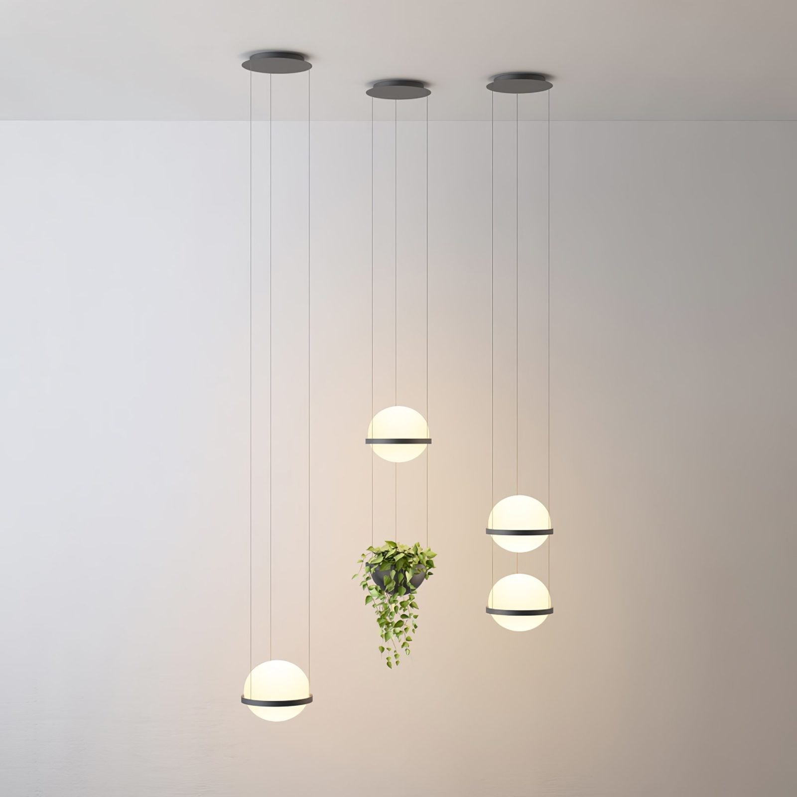 Vacaria Modern Minimalist Plastic Pendant Lamp - Letslighting