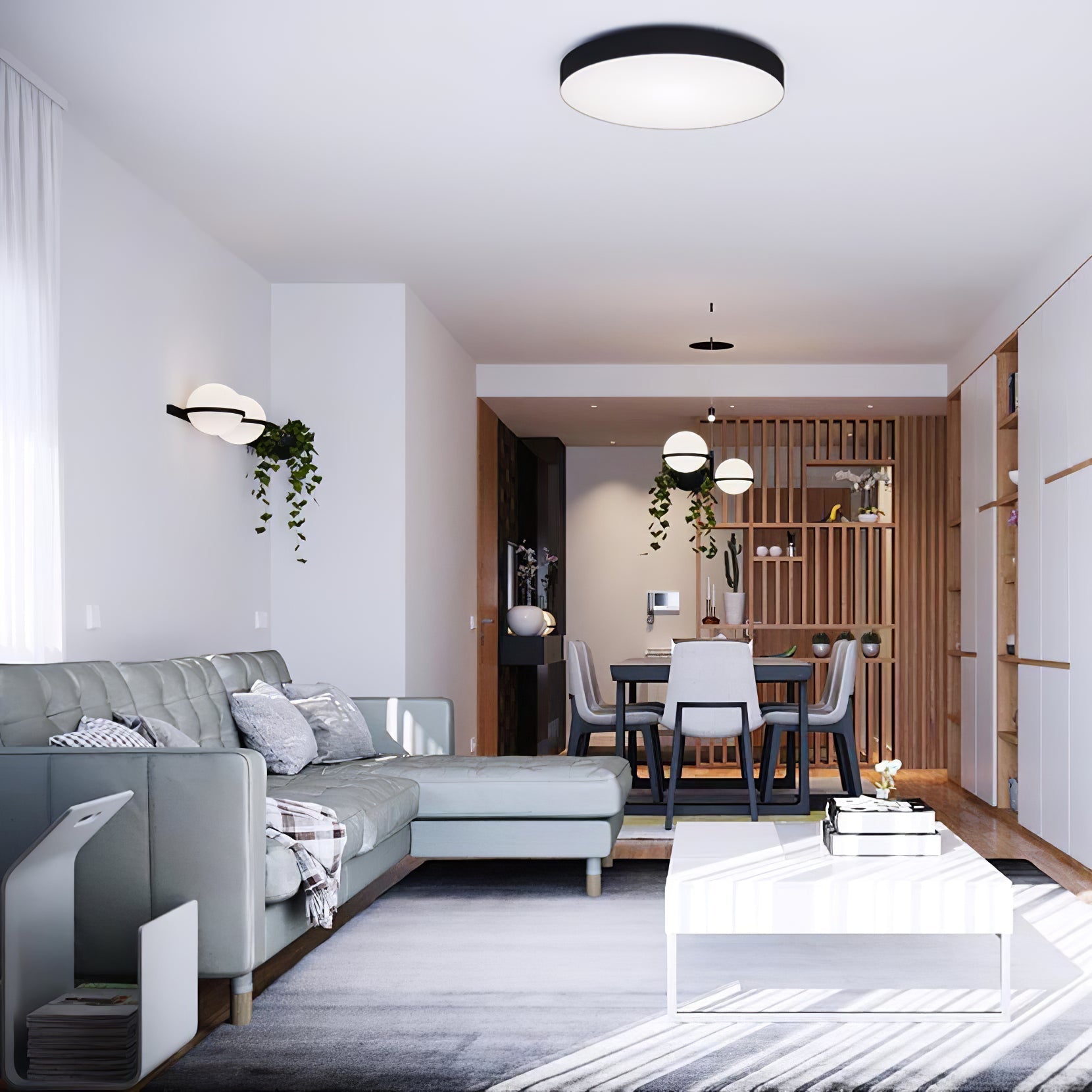 Olthaarae Modern Minimalist Plastic Wall Lamp - Letslighting