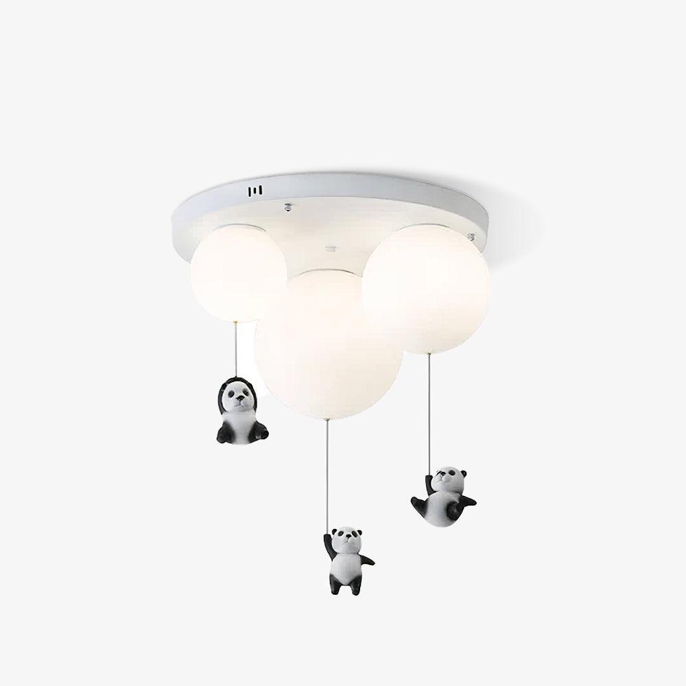 Aursilos Elegance Panda Glass Ceiling Lamp - Letslighting