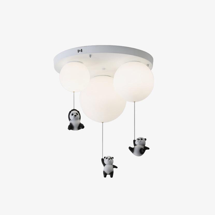 Aursilos Elegance Panda Glass Ceiling Lamp - Letslighting